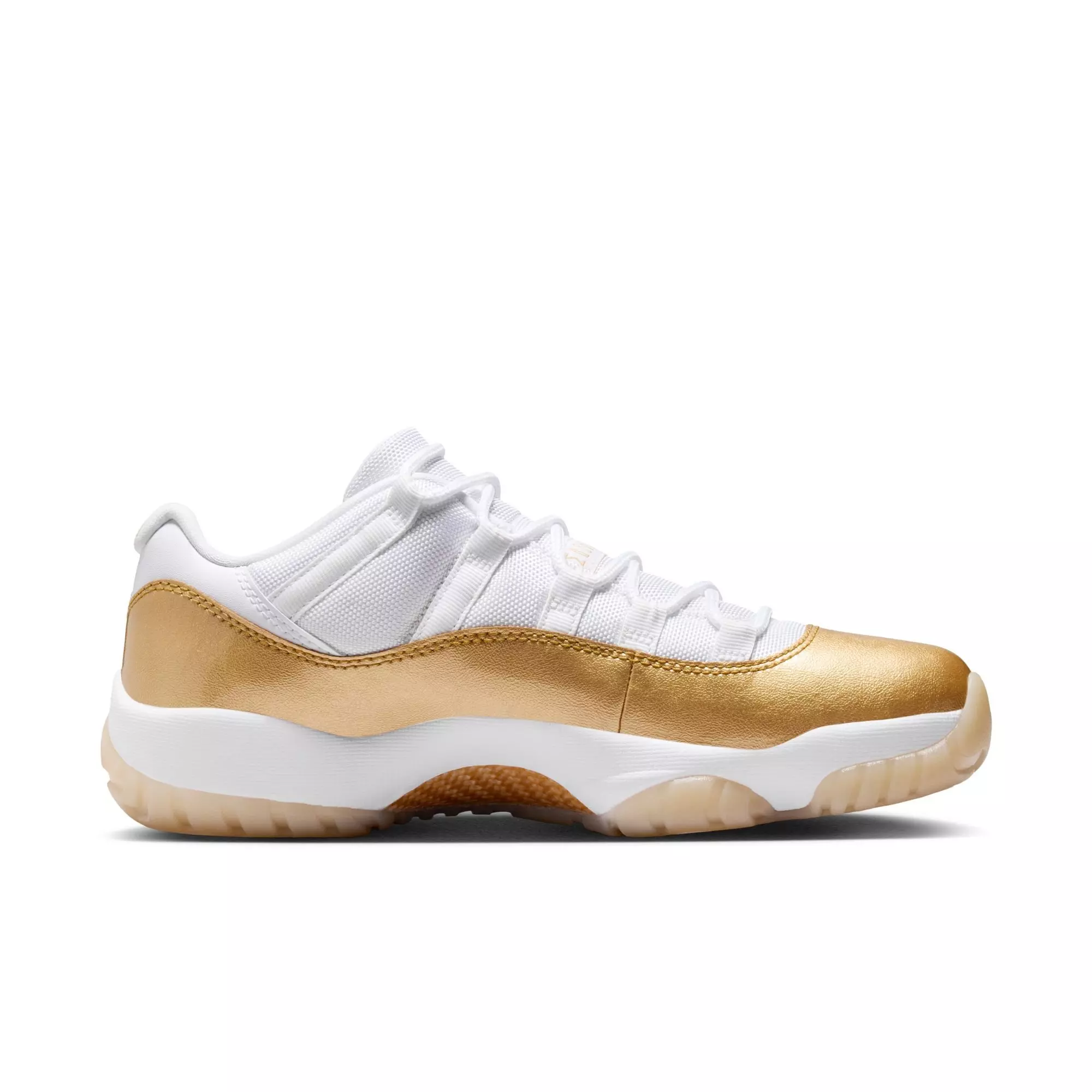 Jordan 11 Retro Low &ldquo;Mother's Day&rdquo; Women's Shoe - WHITE/METALLIC GOLD