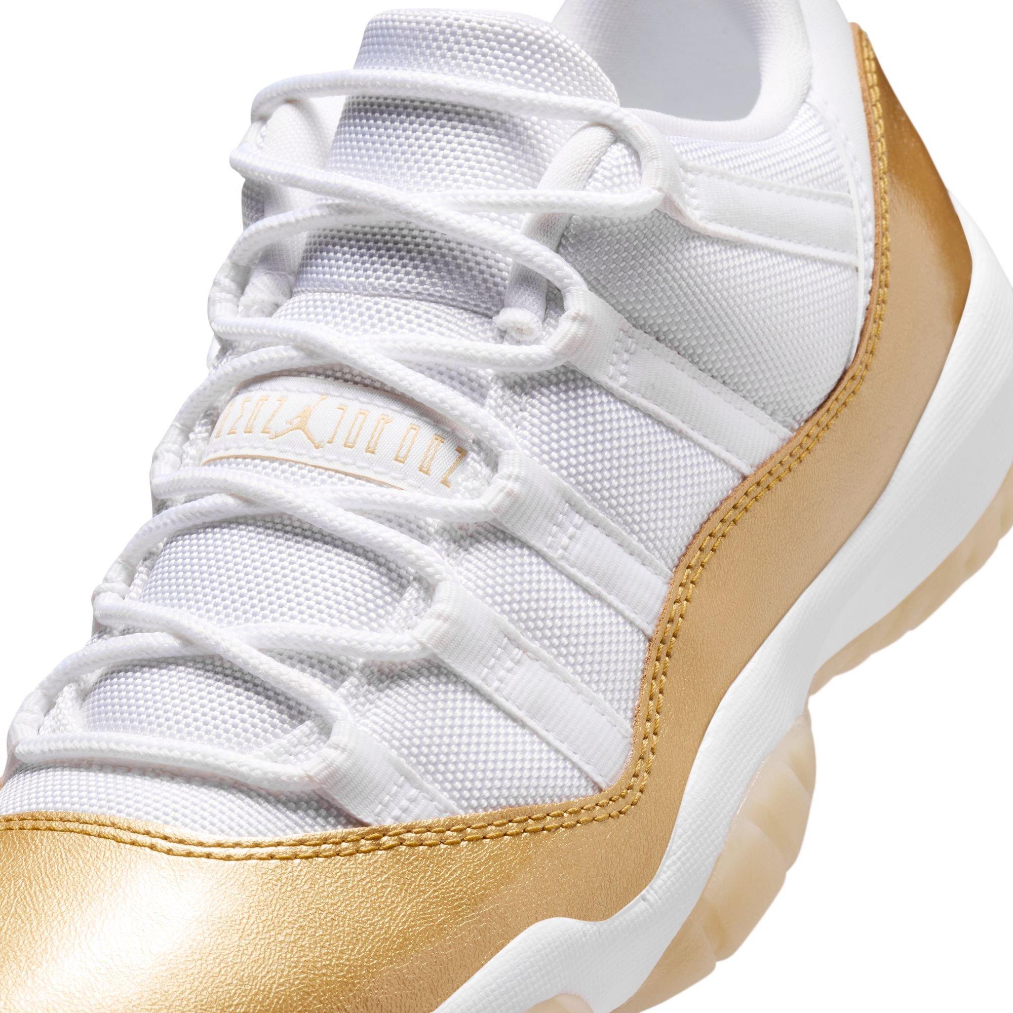 Jordan 11 Retro Low &ldquo;Mother's Day&rdquo; Women's Shoe - WHITE/METALLIC GOLD Thumbnail View 5