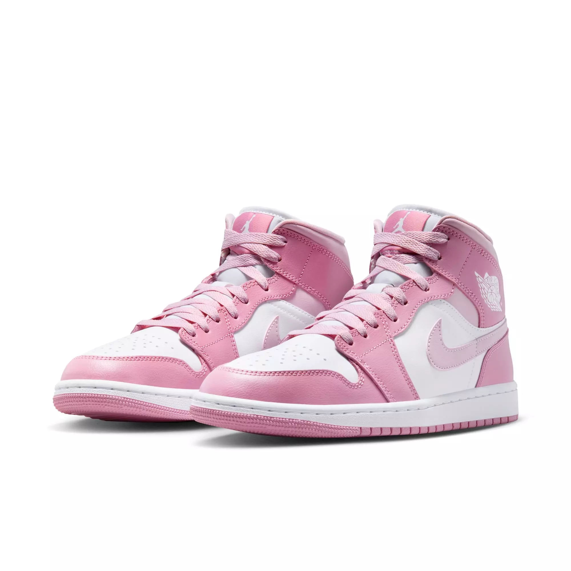 Jordan 1 Mid "Elemental Pink/Sail/Iced Carmine" Women's Shoe - PINK