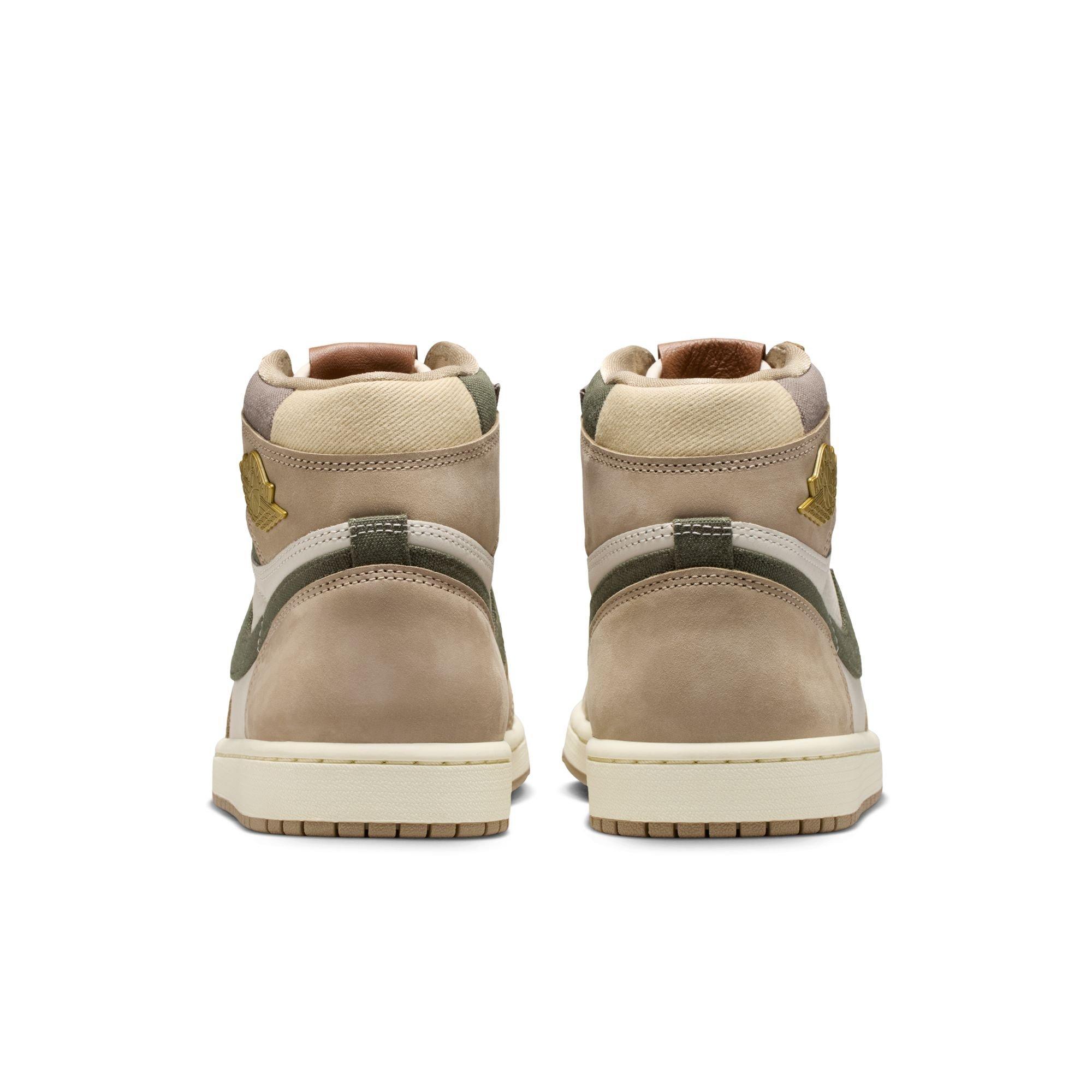 Jordan 1 Retro High OG "Khaki" Women's Shoe - SAIL/CARGO KHAKI Thumbnail View 10