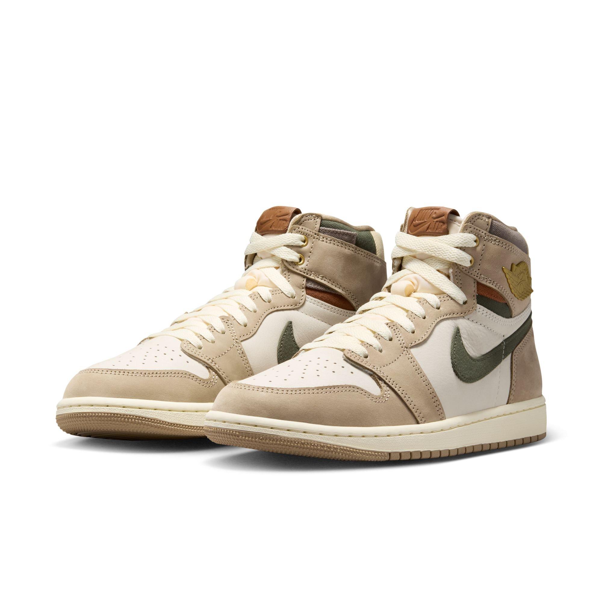 Jordan 1 Retro High OG "Khaki" Women's Shoe - SAIL/CARGO KHAKI Thumbnail View 4