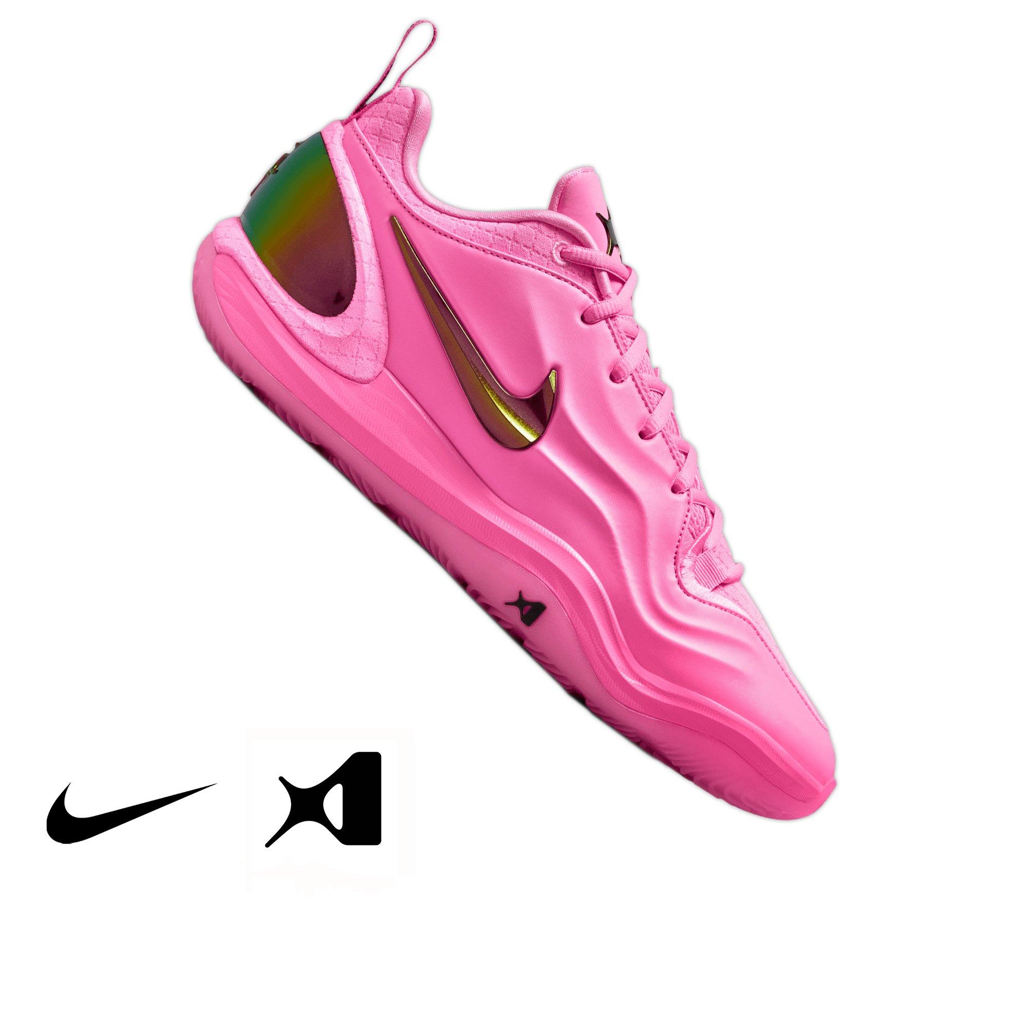 Nike A'Two "A'Pink Shoe" Basketball Shoe - PINK BEAM/BLACK Thumbnail View 1