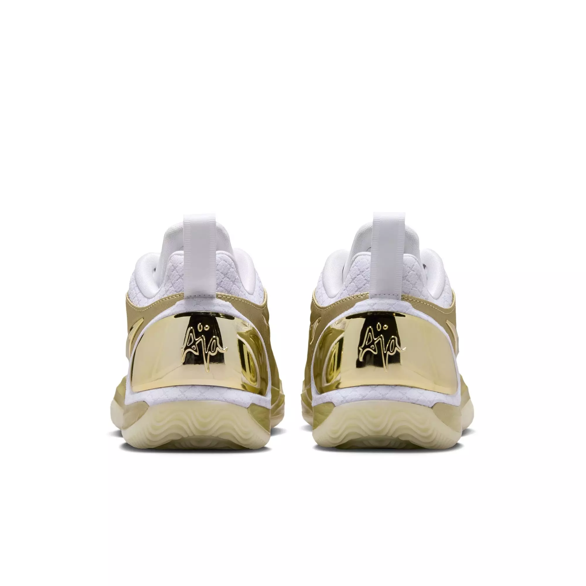 Nike A'Two "Gold Standard" Basketball Shoe - METALLIC GOLD STAR/WHITE
