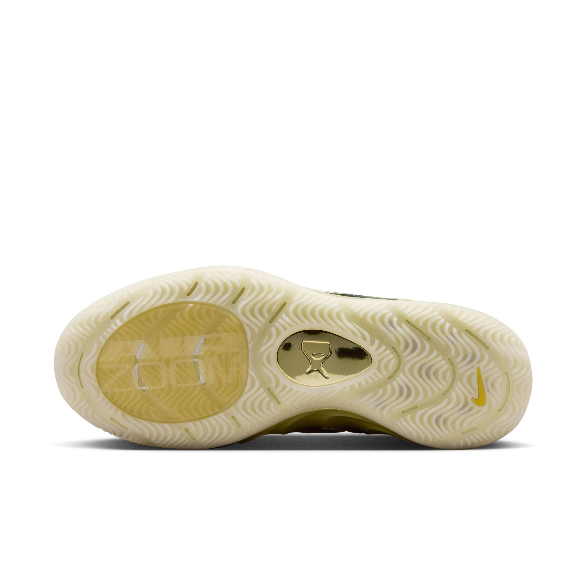 Nike A'Two "Gold Standard" Basketball Shoe - METALLIC GOLD STAR/WHITE Thumbnail View 14