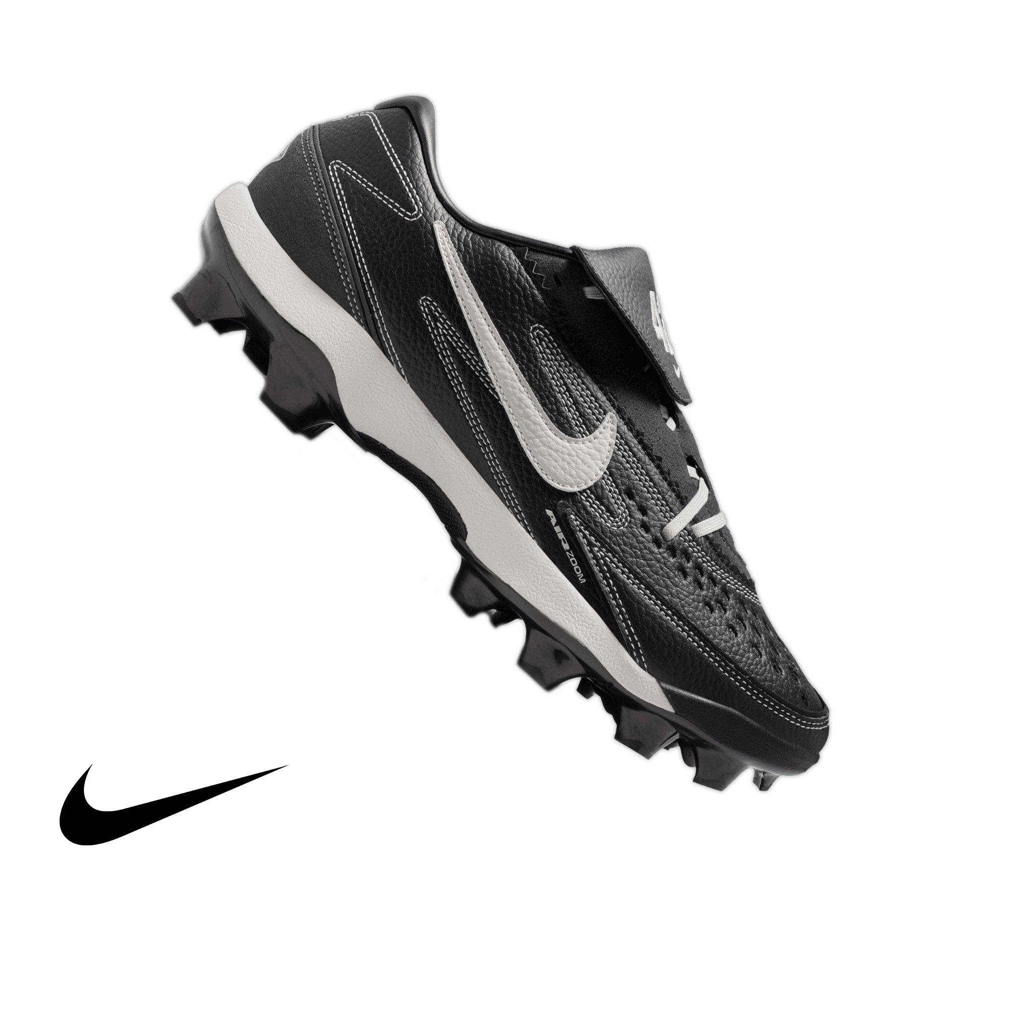Nike Diamond Standout MCS "Jackie Robinson Day" Men's Baseball Cleat - BLACK/PALE IVORY/MEDIUM ASH Thumbnail View 1