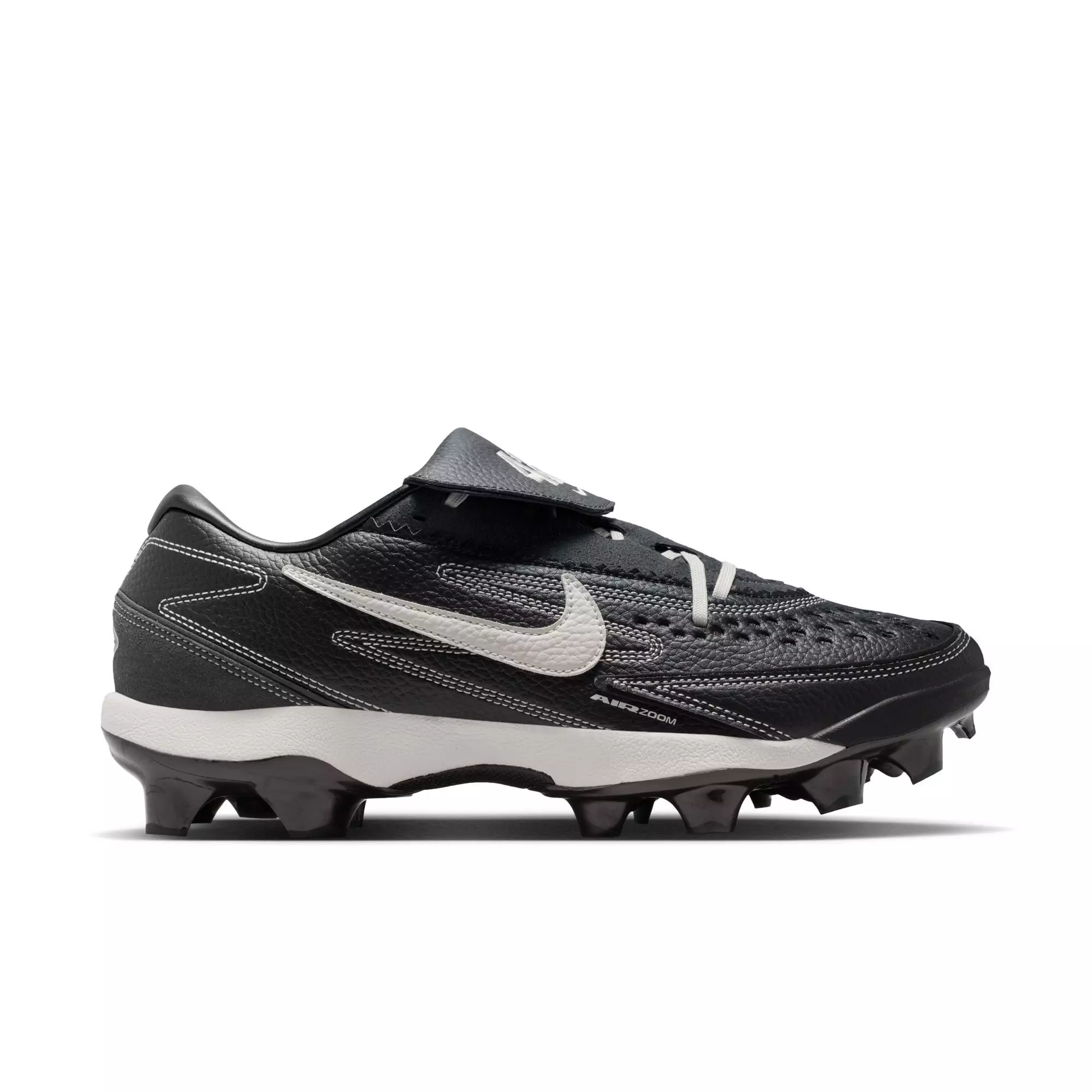 Nike Diamond Standout MCS "Jackie Robinson Day" Men's Baseball Cleat - BLACK/PALE IVORY/MEDIUM ASH