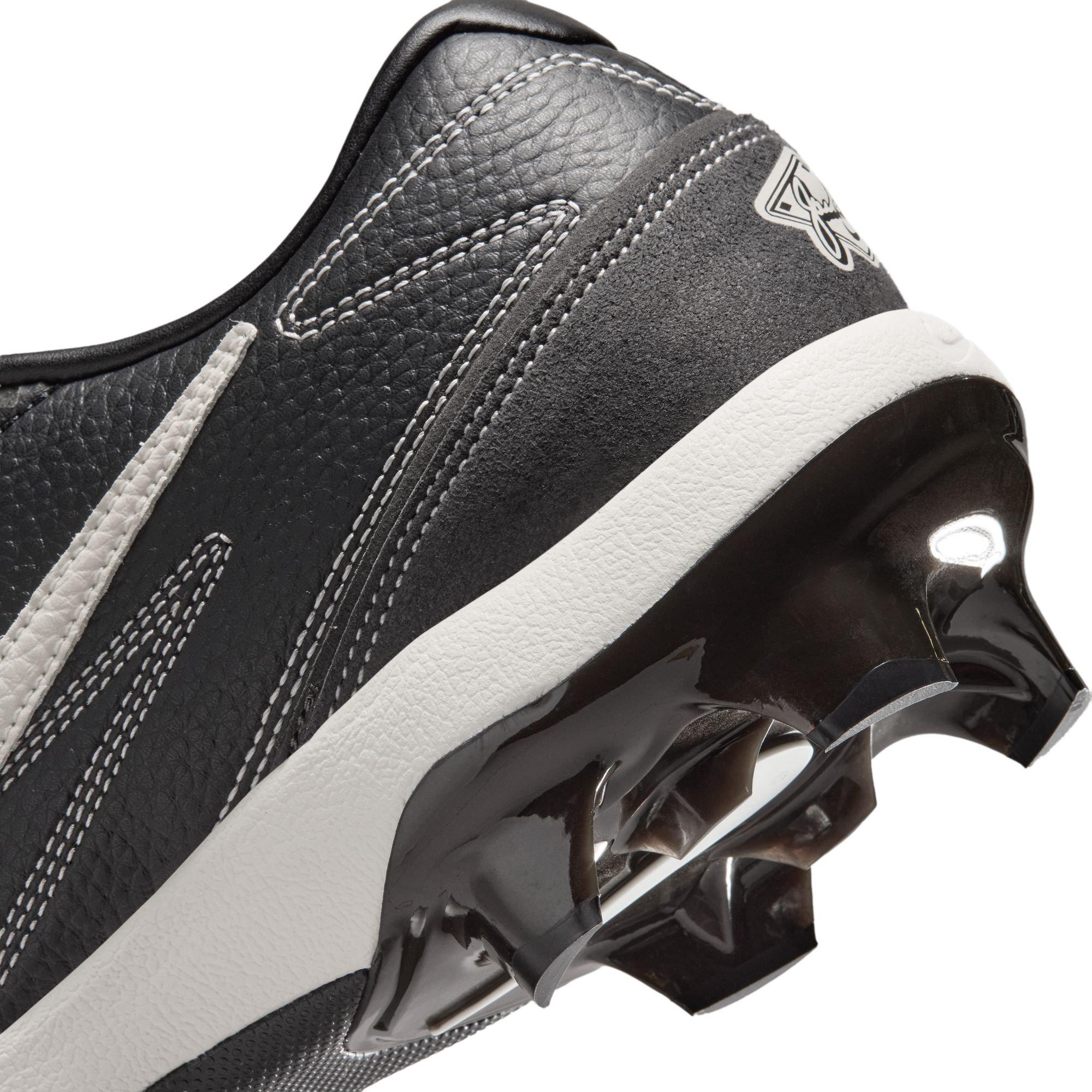 Nike Diamond Standout MCS "Jackie Robinson Day" Men's Baseball Cleat - BLACK/PALE IVORY/MEDIUM ASH Thumbnail View 6