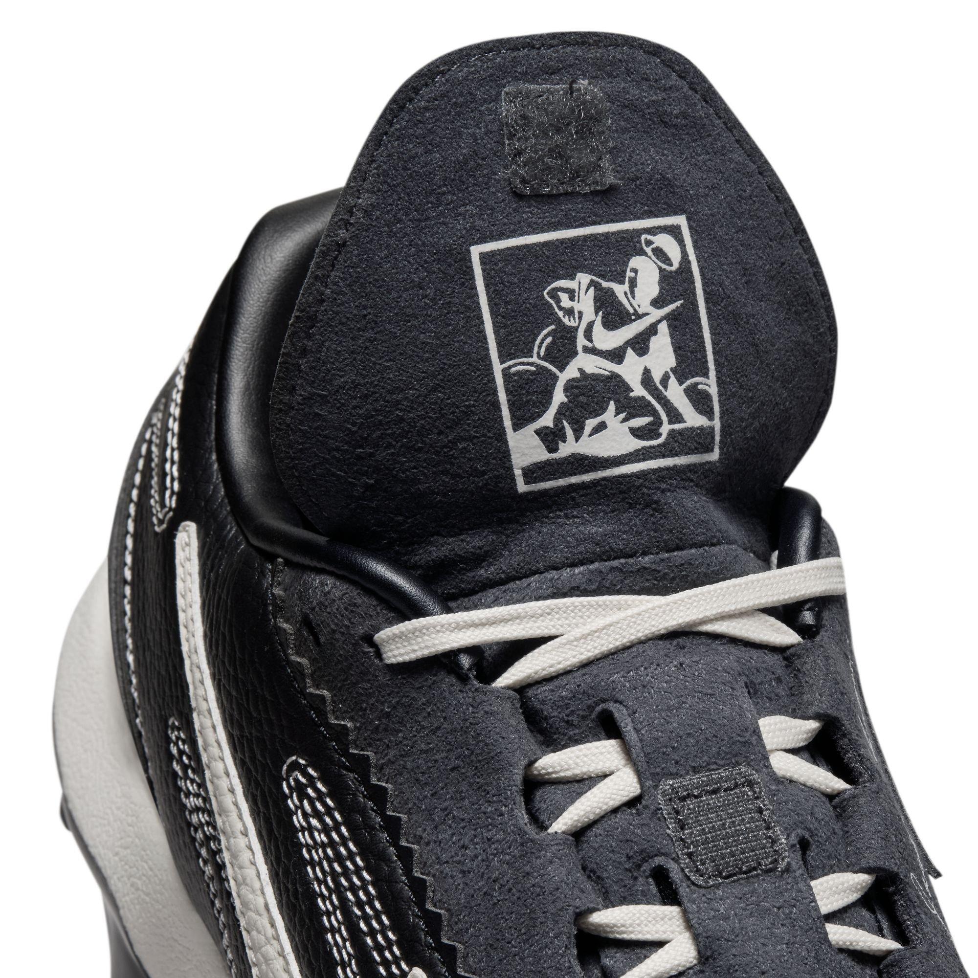 Nike Diamond Standout MCS "Jackie Robinson Day" Men's Baseball Cleat - BLACK/PALE IVORY/MEDIUM ASH Thumbnail View 8