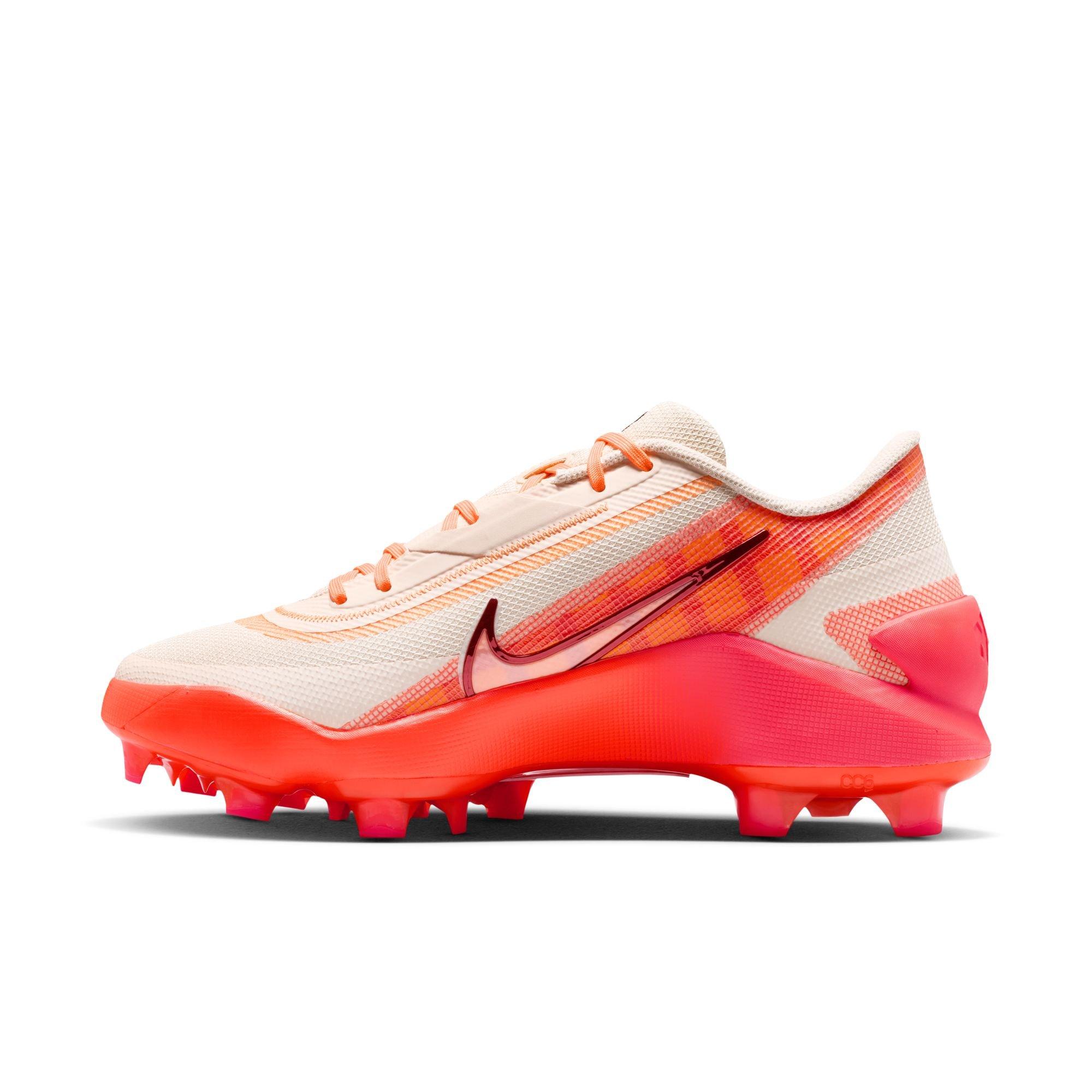 Nike Diamond Showcase "Mike Trout" Men's Baseball Cleat - CHALK/TOTAL ORANGE/SOLAR RED Thumbnail View 10