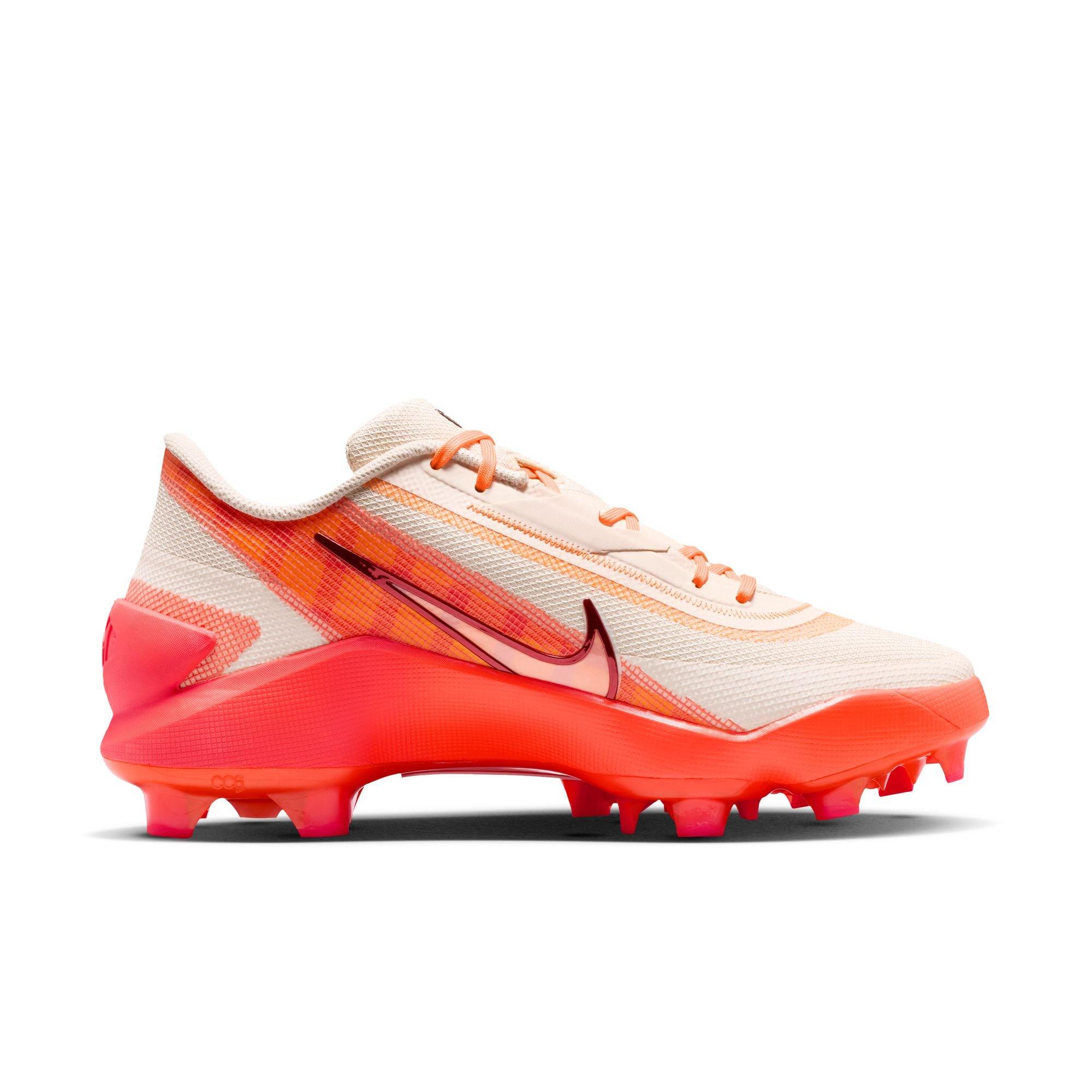 Nike Diamond Showcase "Mike Trout" Men's Baseball Cleat - CHALK/TOTAL ORANGE/SOLAR RED Thumbnail View 3