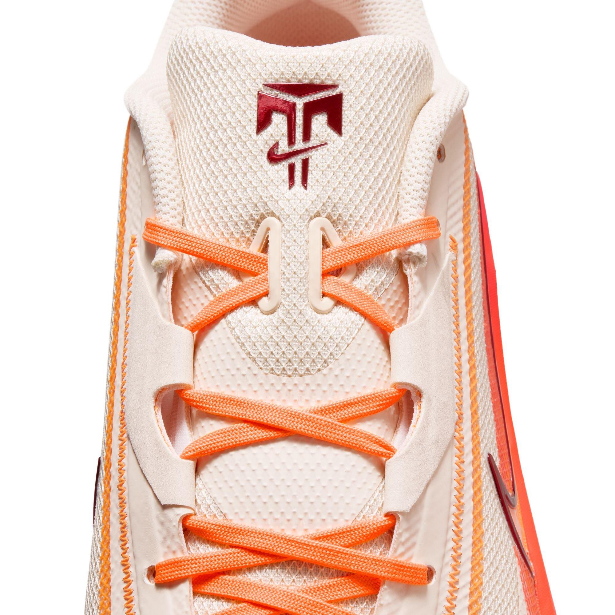 Nike Diamond Showcase "Mike Trout" Men's Baseball Cleat - CHALK/TOTAL ORANGE/SOLAR RED Thumbnail View 7