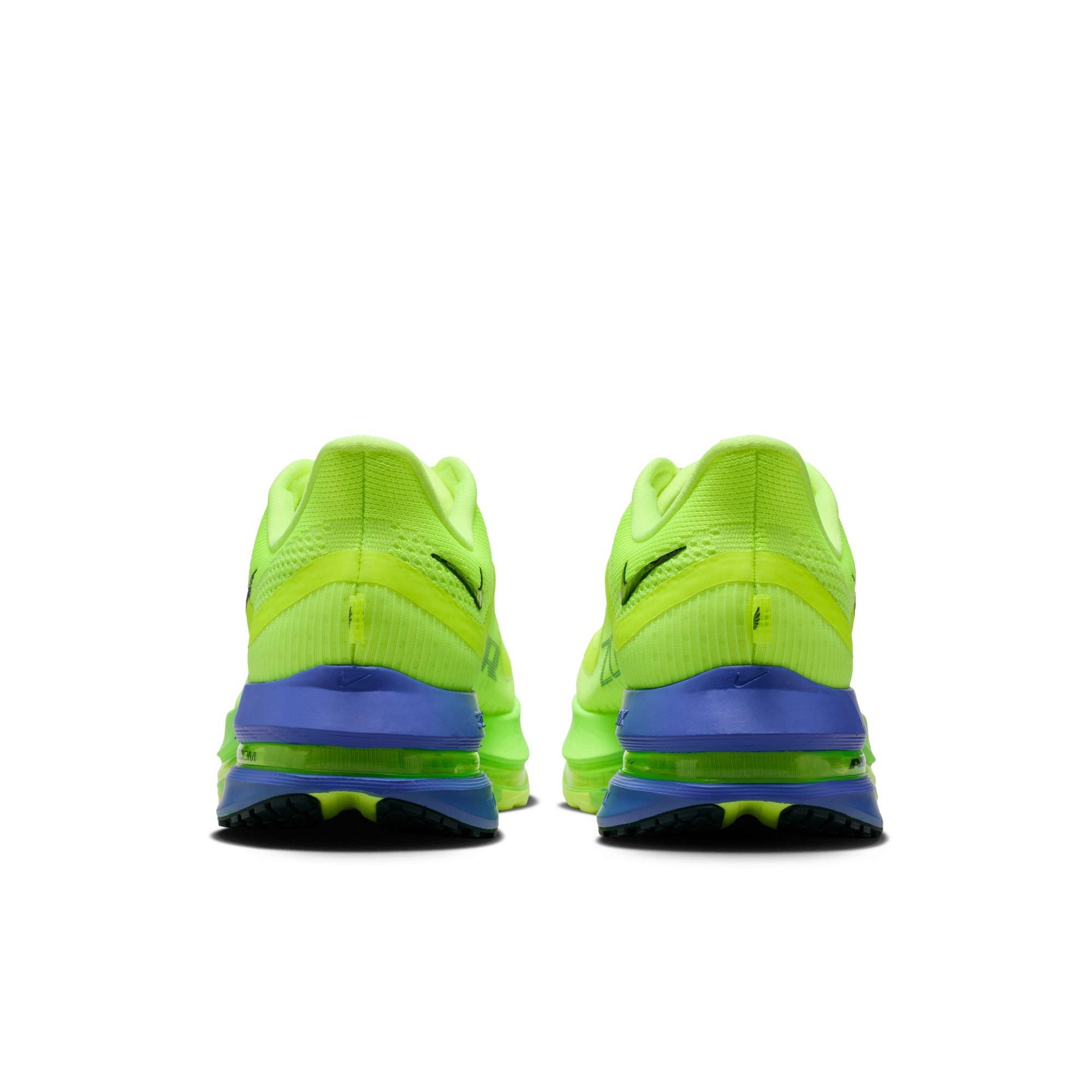 Nike Pegasus Premium "Volt Ice/Black Spruce/Lime Blast" Men's Road Running Shoe - VOLT/BLUE Thumbnail View 7