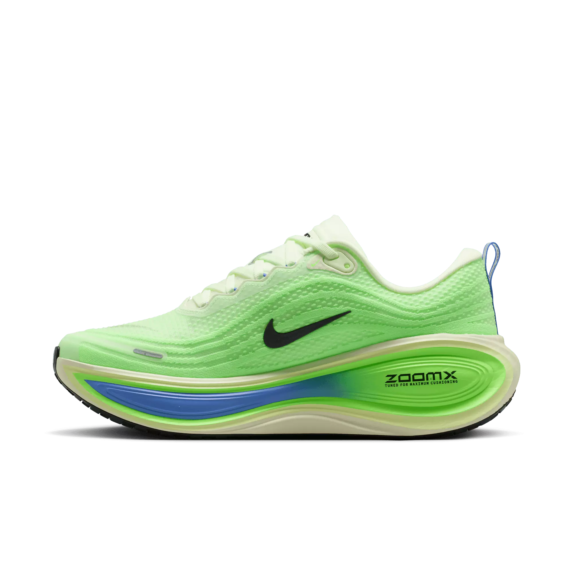 Nike Vomero Plus "Volt Tint/Black Spruce/Lime Blast" Men's Road Running Shoe - VOLT/BLUE