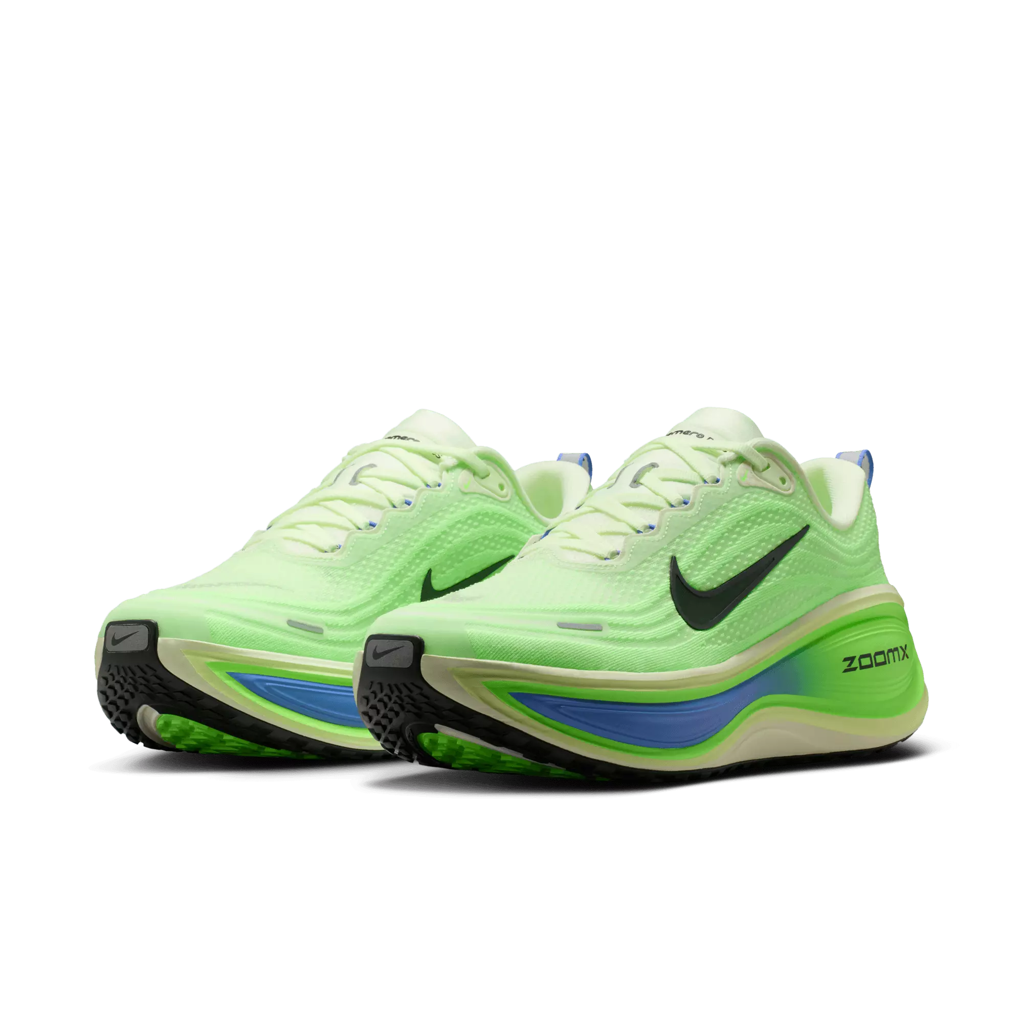 Nike Vomero Plus "Volt Tint/Black Spruce/Lime Blast" Men's Road Running Shoe - VOLT/BLUE
