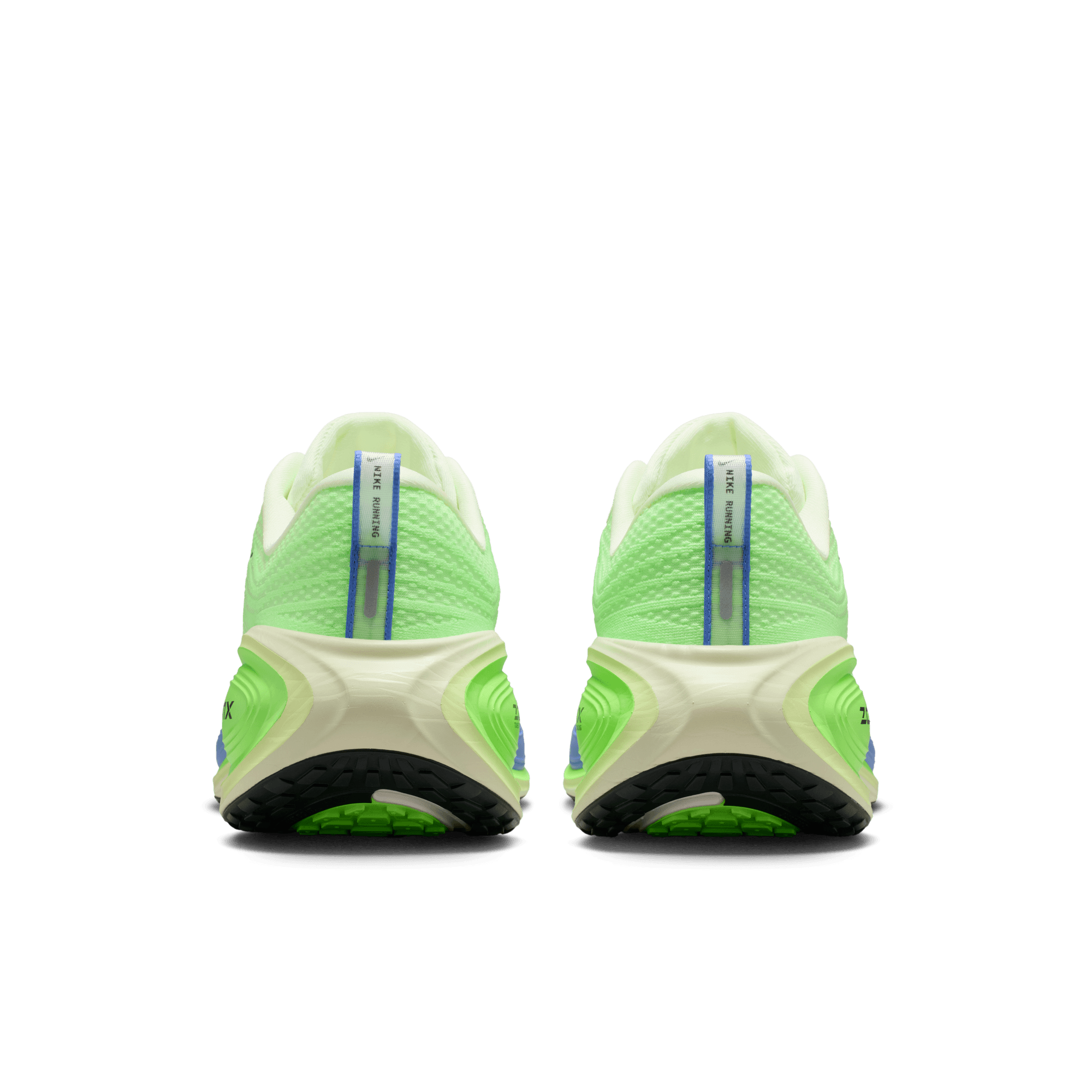 Nike Vomero Plus "Volt Tint/Black Spruce/Lime Blast" Men's Road Running Shoe - VOLT/BLUE Thumbnail View 6