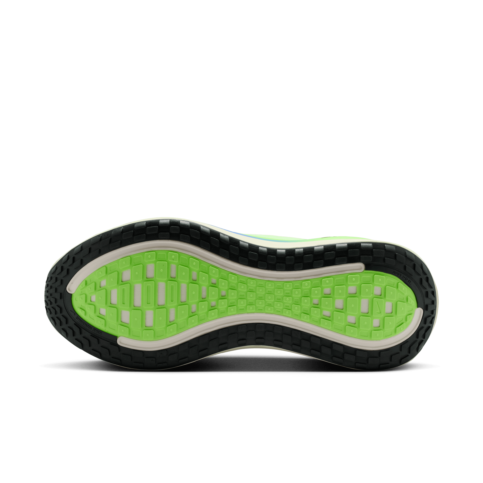 Nike Vomero Plus "Volt Tint/Black Spruce/Lime Blast" Men's Road Running Shoe - VOLT/BLUE Thumbnail View 9