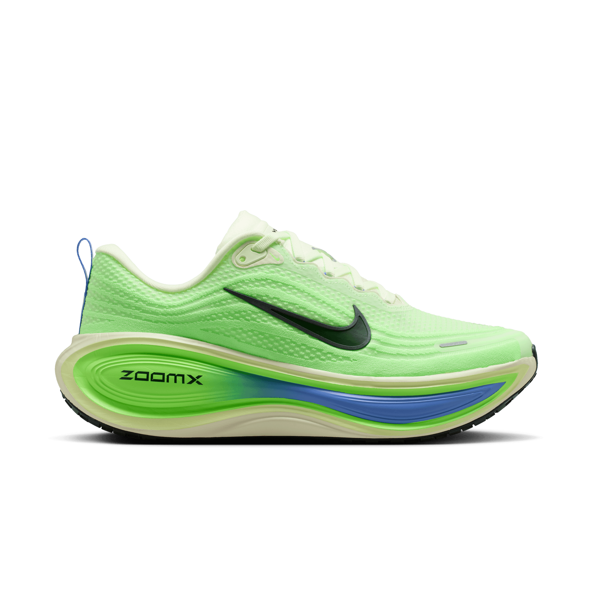 Nike Vomero Plus "Volt Tint/Black Spruce/Lime Blast" Men's Road Running Shoe - VOLT/BLUE Thumbnail View 1