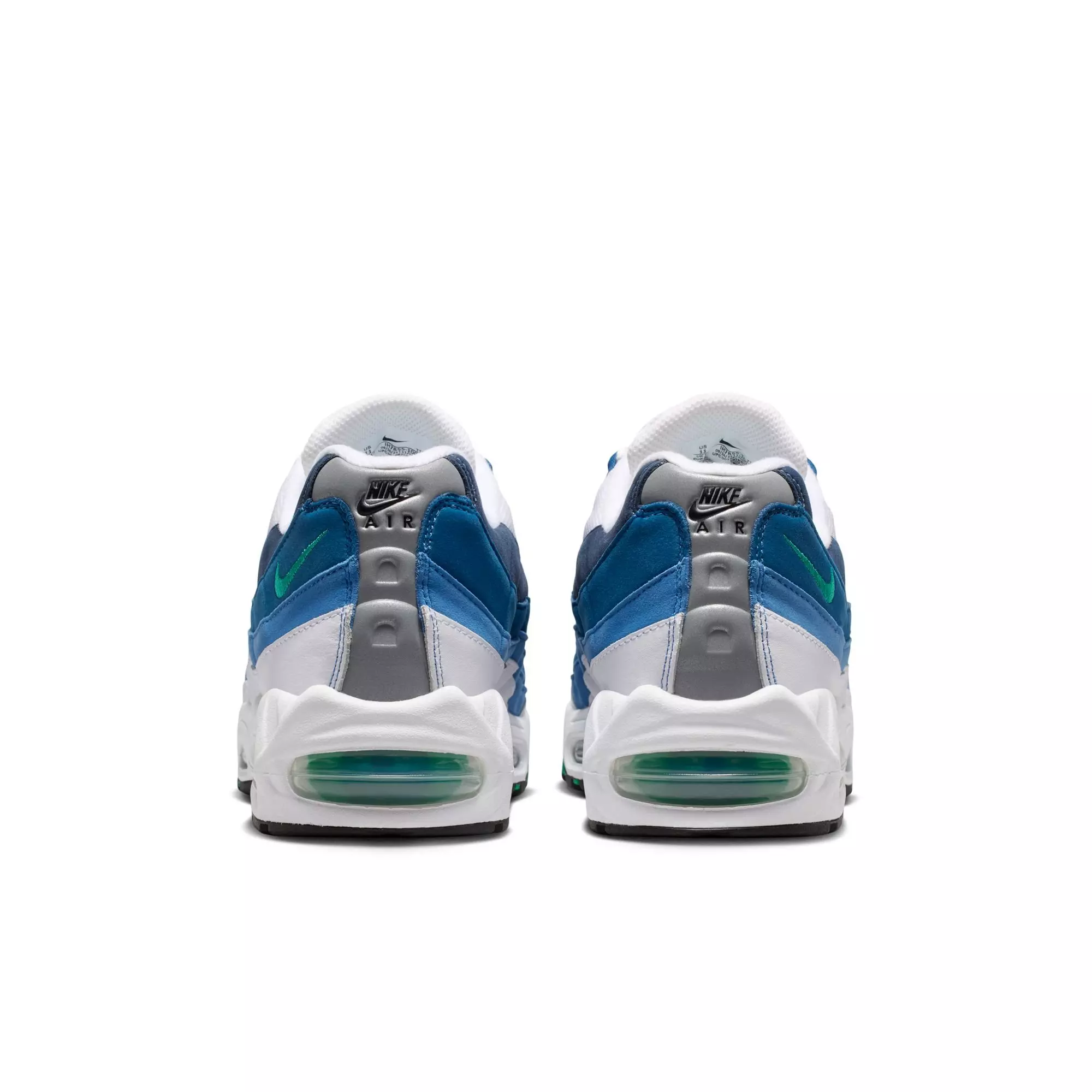 Nike Air Max 95 OG "Slate Blue" Men's Shoe - WHITE/EMERALD GREEN/LAKE BLUE