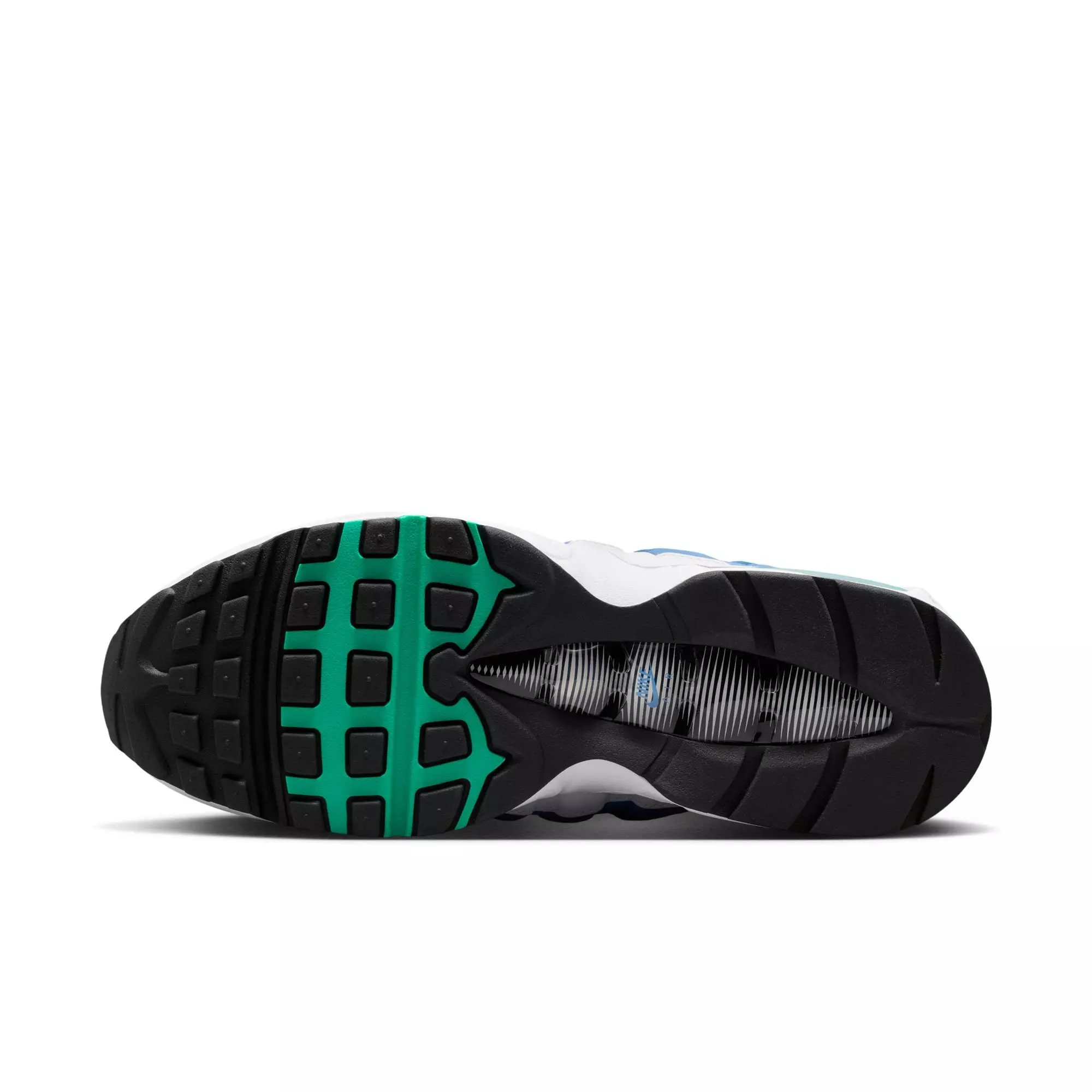 Nike Air Max 95 OG "Slate Blue" Men's Shoe - WHITE/EMERALD GREEN/LAKE BLUE