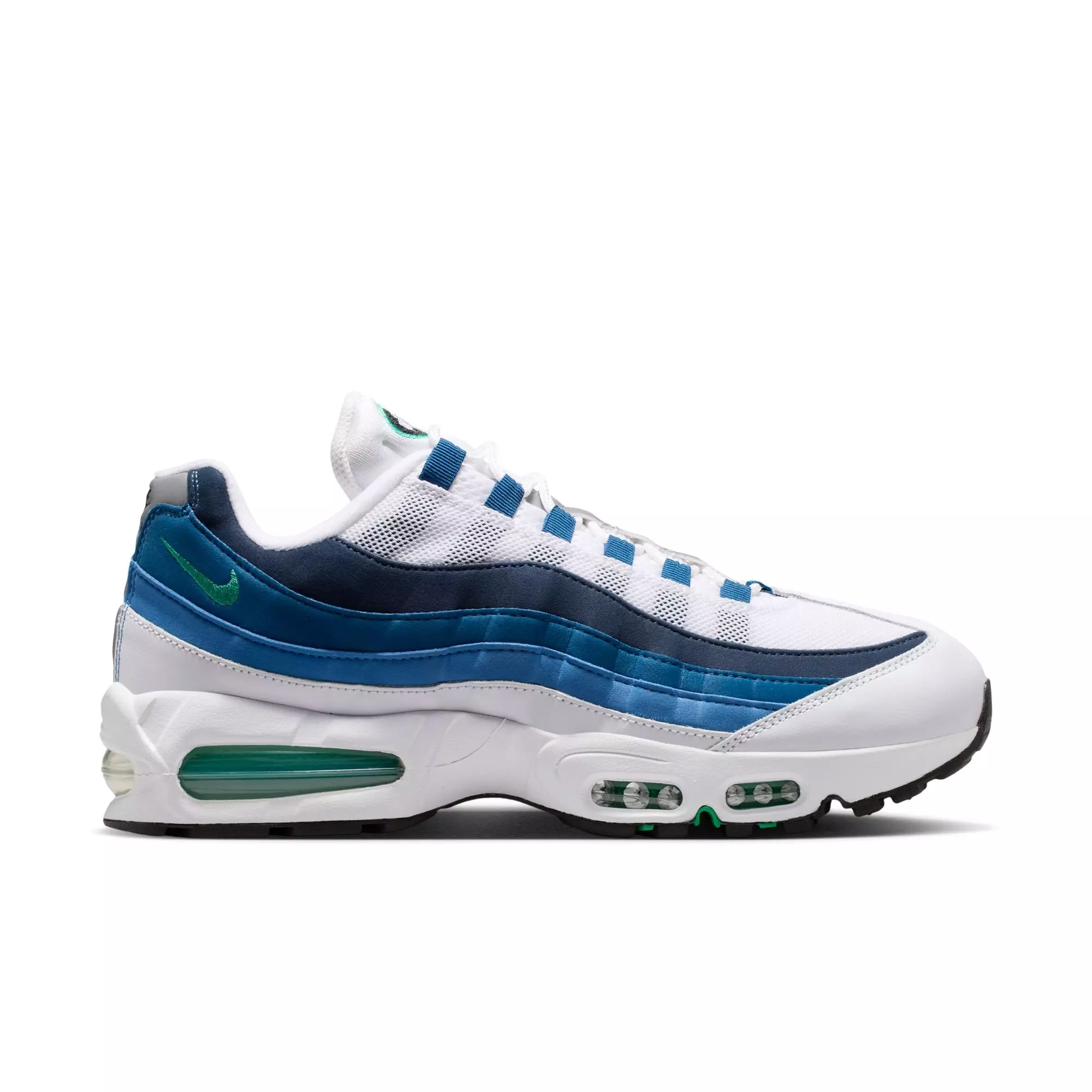 Nike Air Max 95 OG "Slate Blue" Men's Shoe - WHITE/EMERALD GREEN/LAKE BLUE
