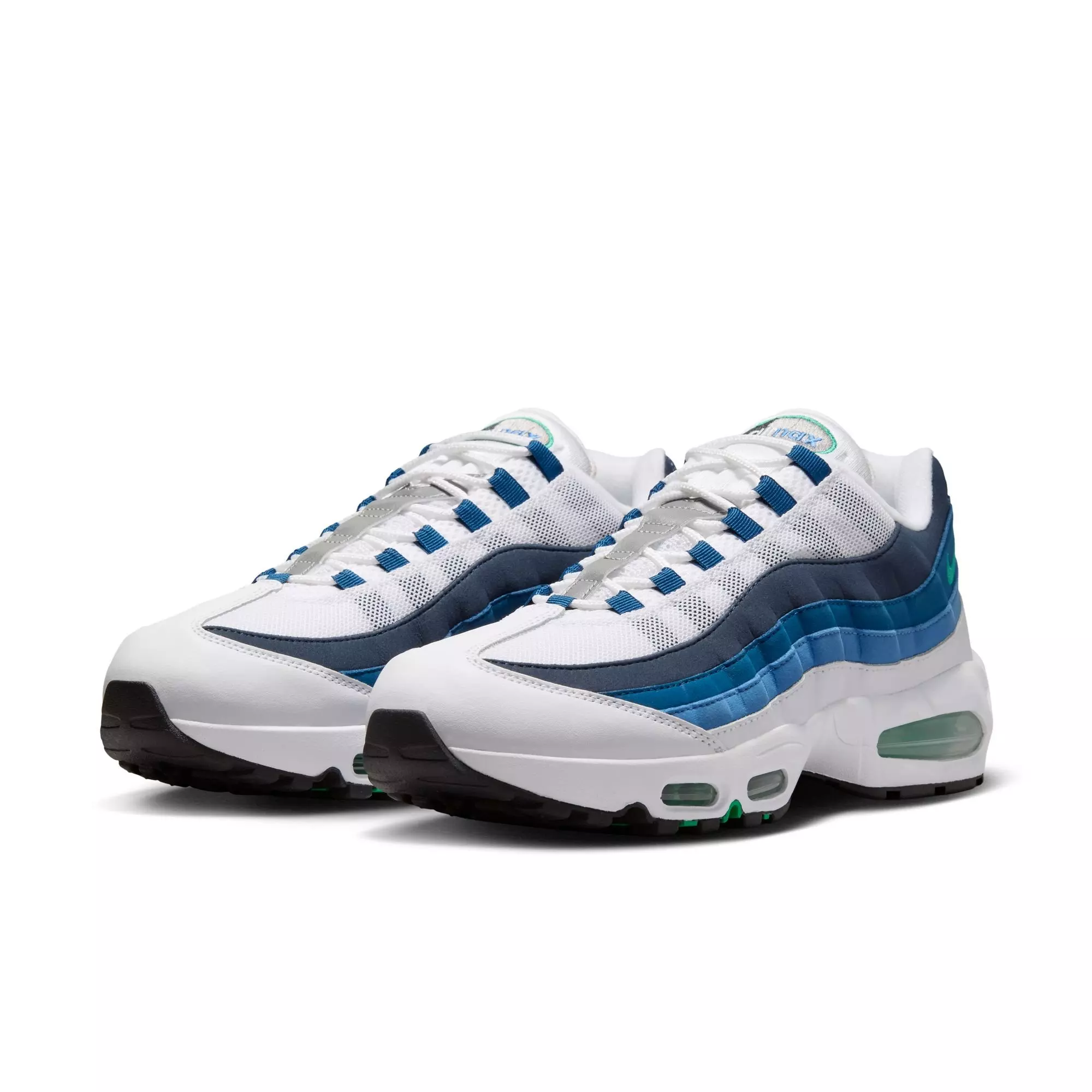 Nike Air Max 95 OG "Slate Blue" Men's Shoe - WHITE/EMERALD GREEN/LAKE BLUE