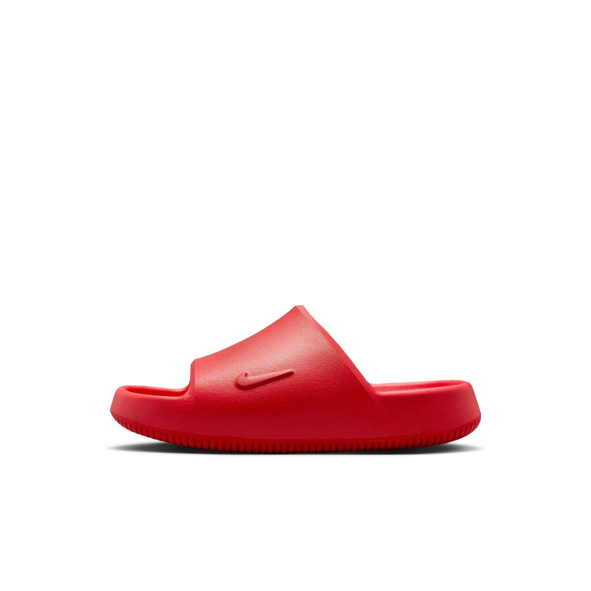 Nike Calm 2.0 "Lt Crimson" Preschool Boys' Slide - RED Thumbnail View 3