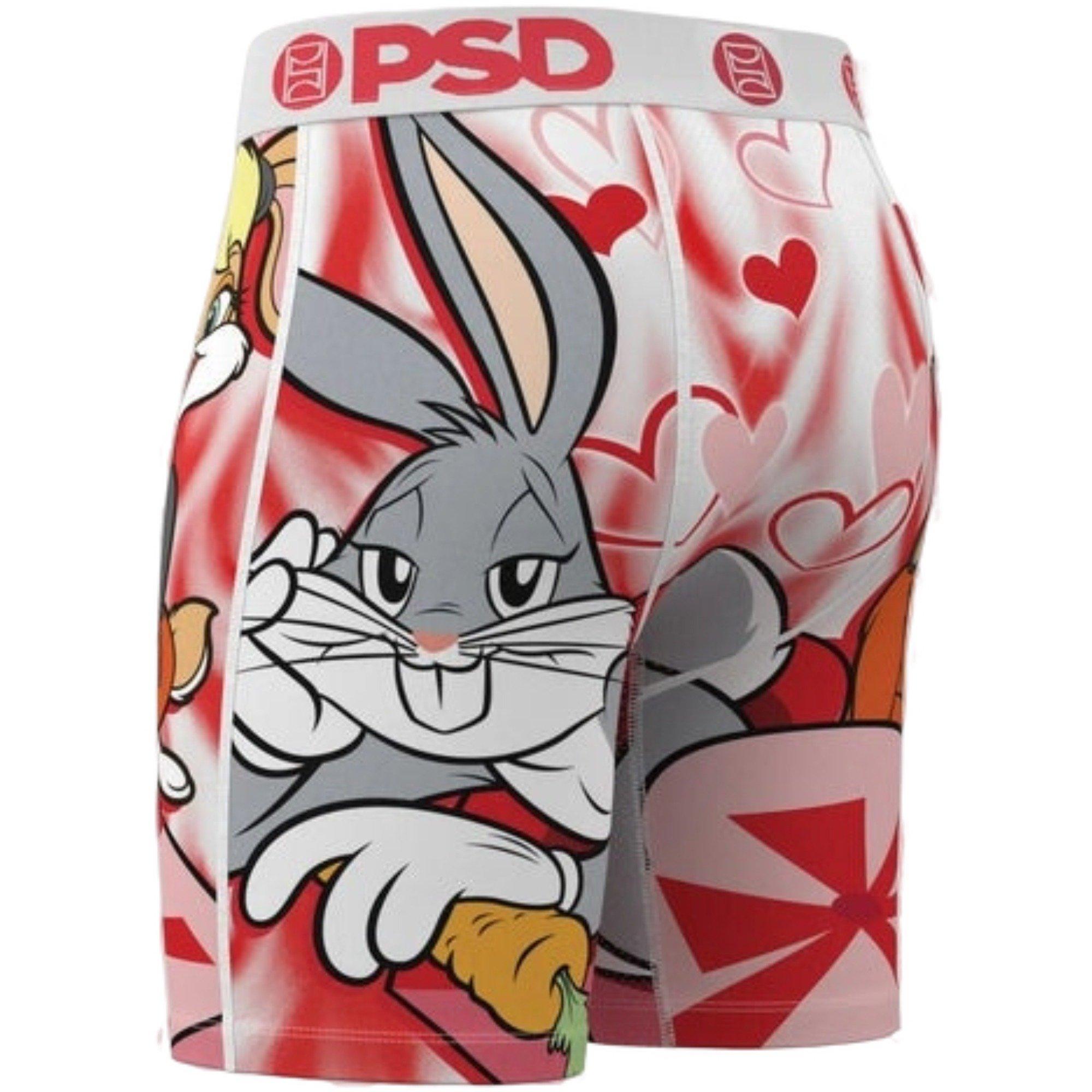PSD Men's x Looney Tunes Hearts Underwear - RED/WHITE Thumbnail View 4