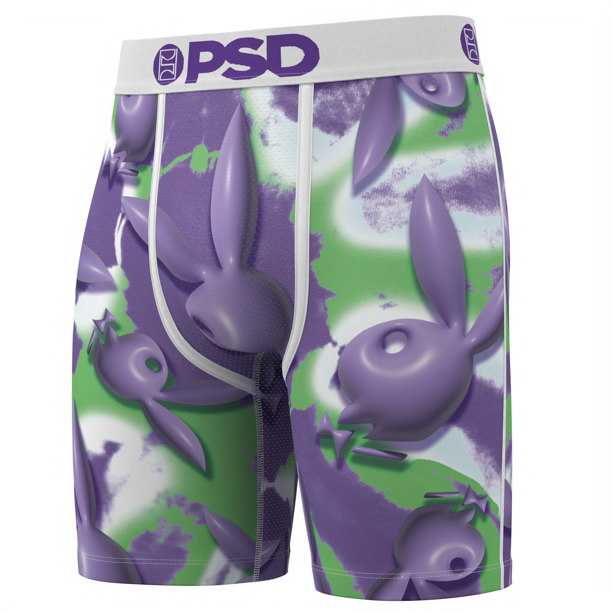 PSD Men's Playboy Lucky Underwear-3PK - MULTI-COLOR Thumbnail View 3