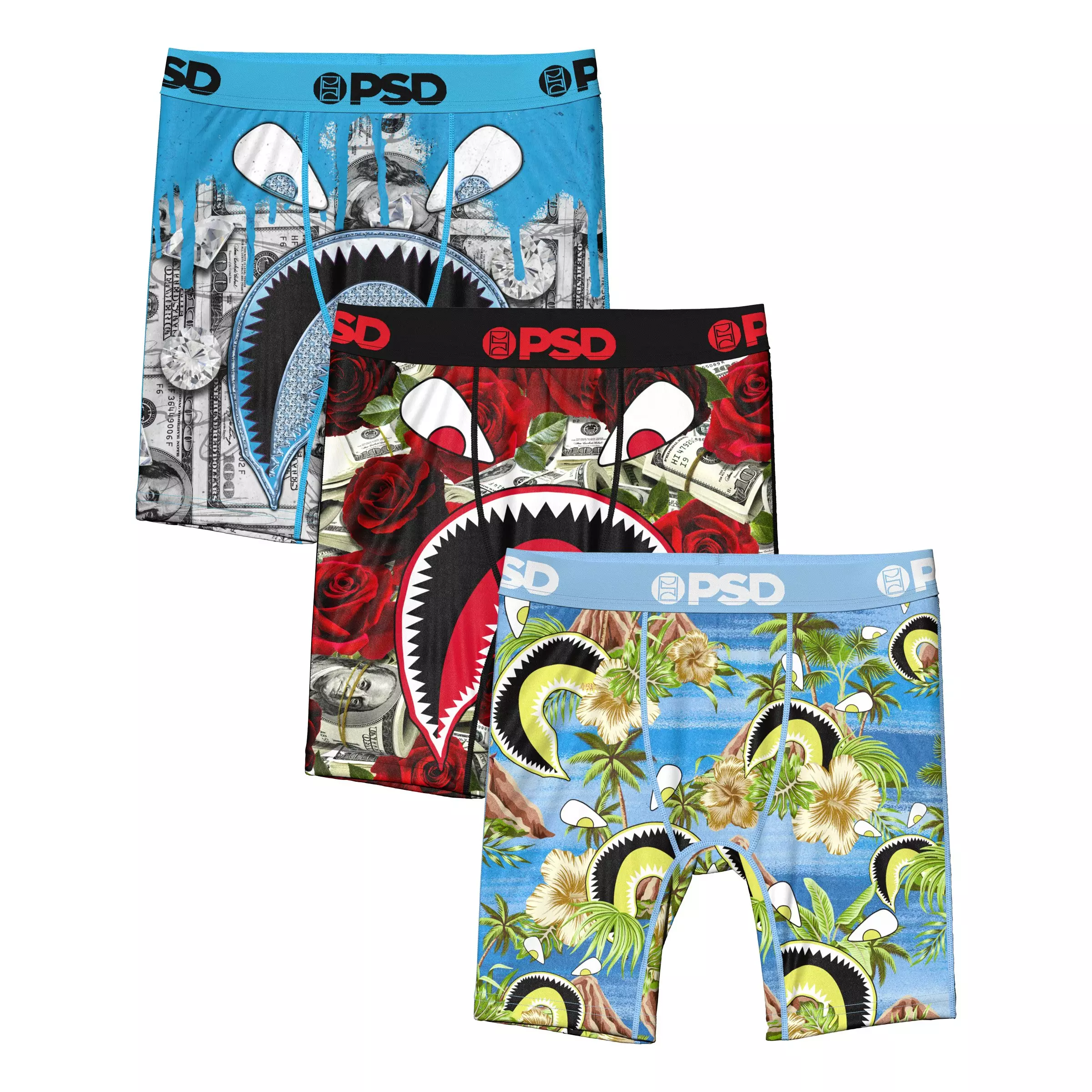 PSD Big Boys' Warface Frenzy Underwear-3PK - MULTI-COLOR