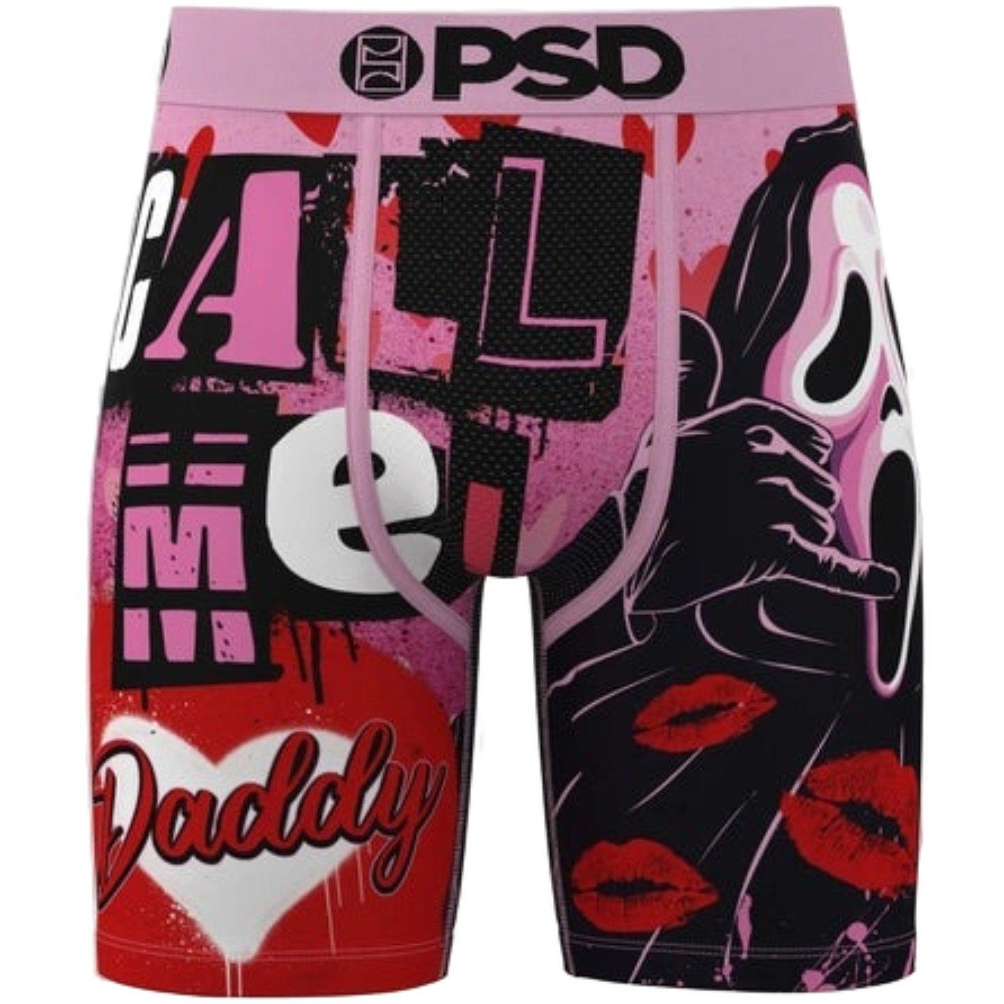PSD Men's Ghost Face Daddy Underwear - PINK Thumbnail View 1