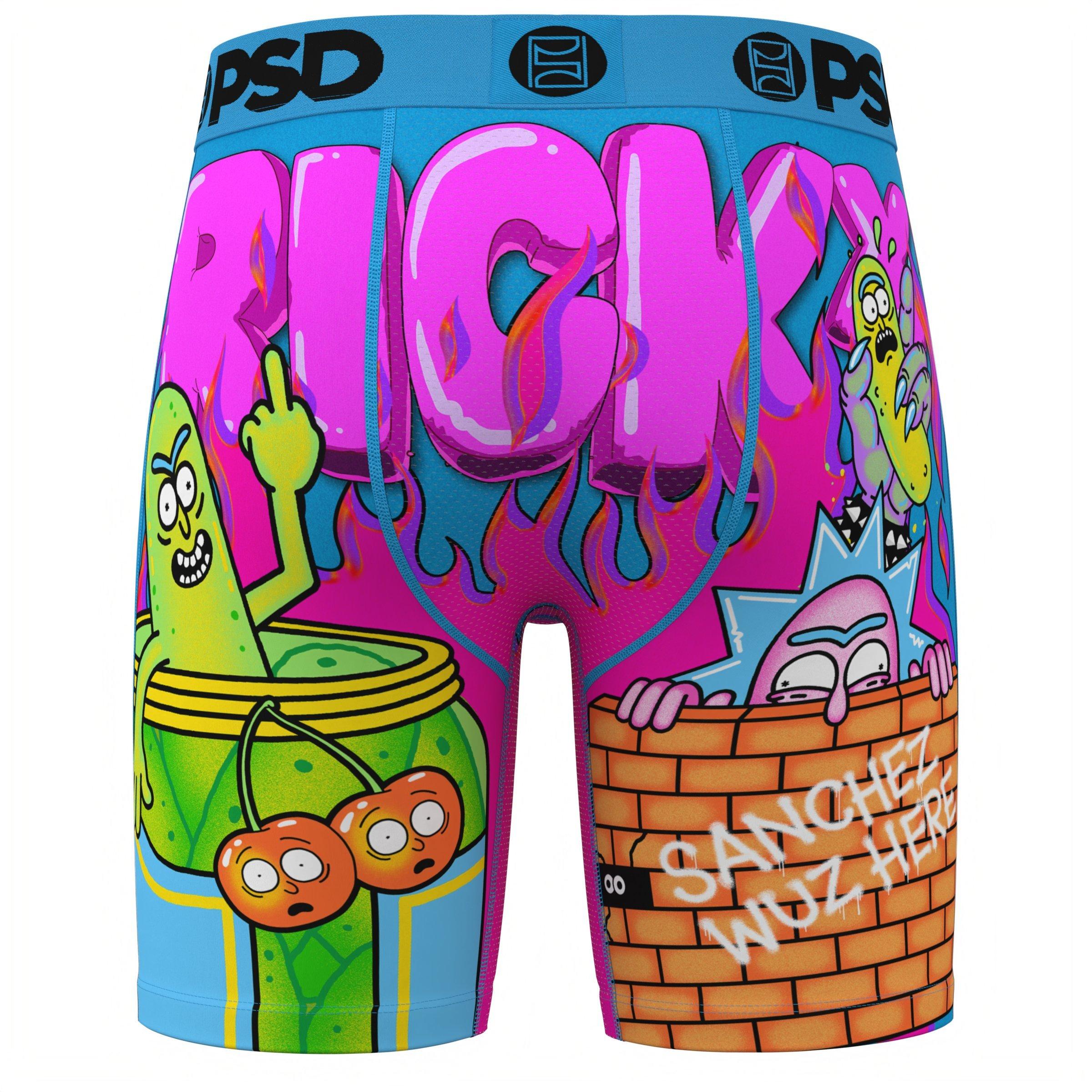 PSD Men's Rick and Morty Madness Underwear-3PK - MULTI-COLOR Thumbnail View 3