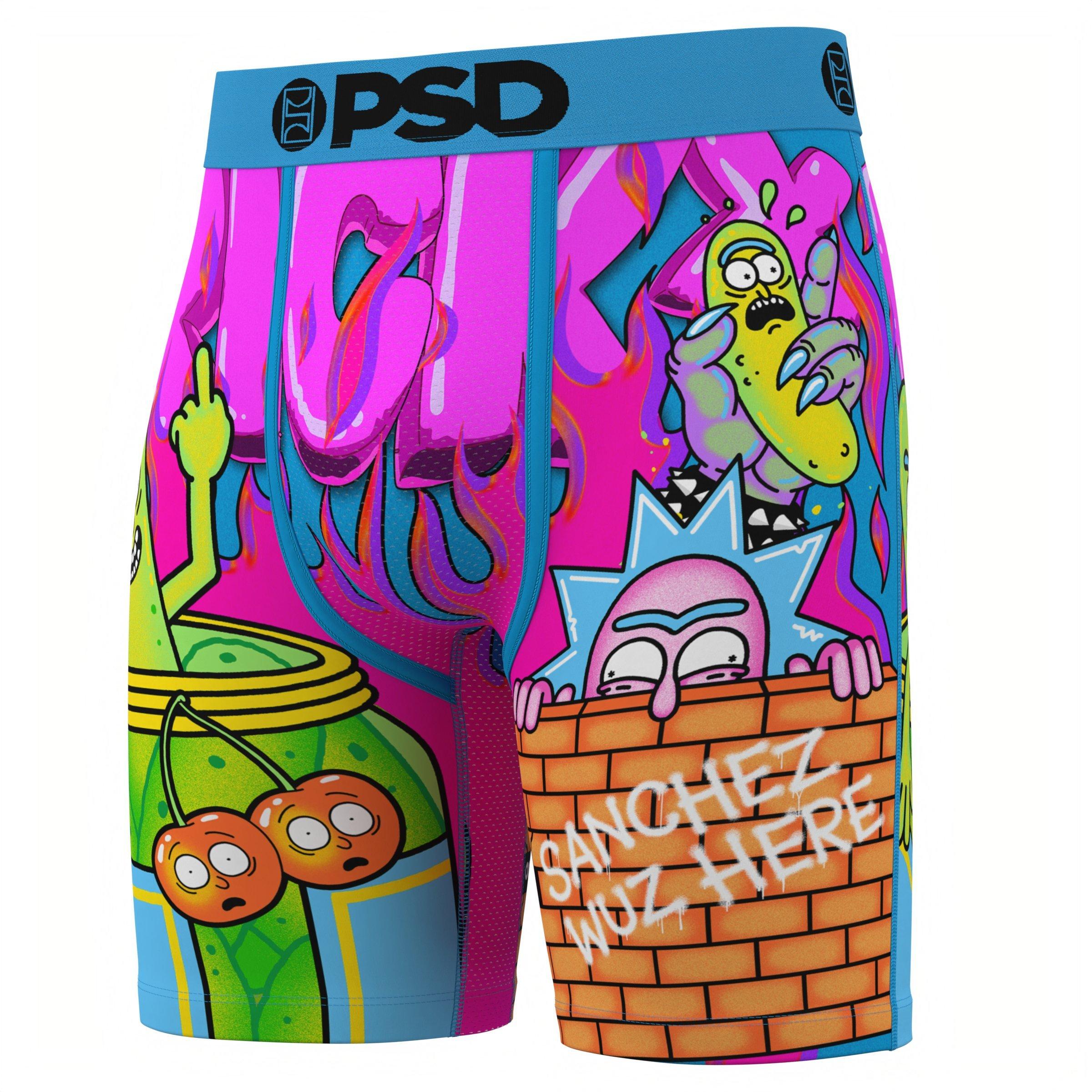 PSD Men's Rick and Morty Madness Underwear-3PK - MULTI-COLOR Thumbnail View 4