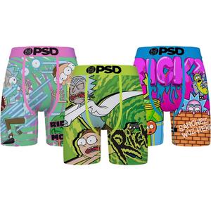 PSD Men's Rick and Morty Madness Underwear-3PK
