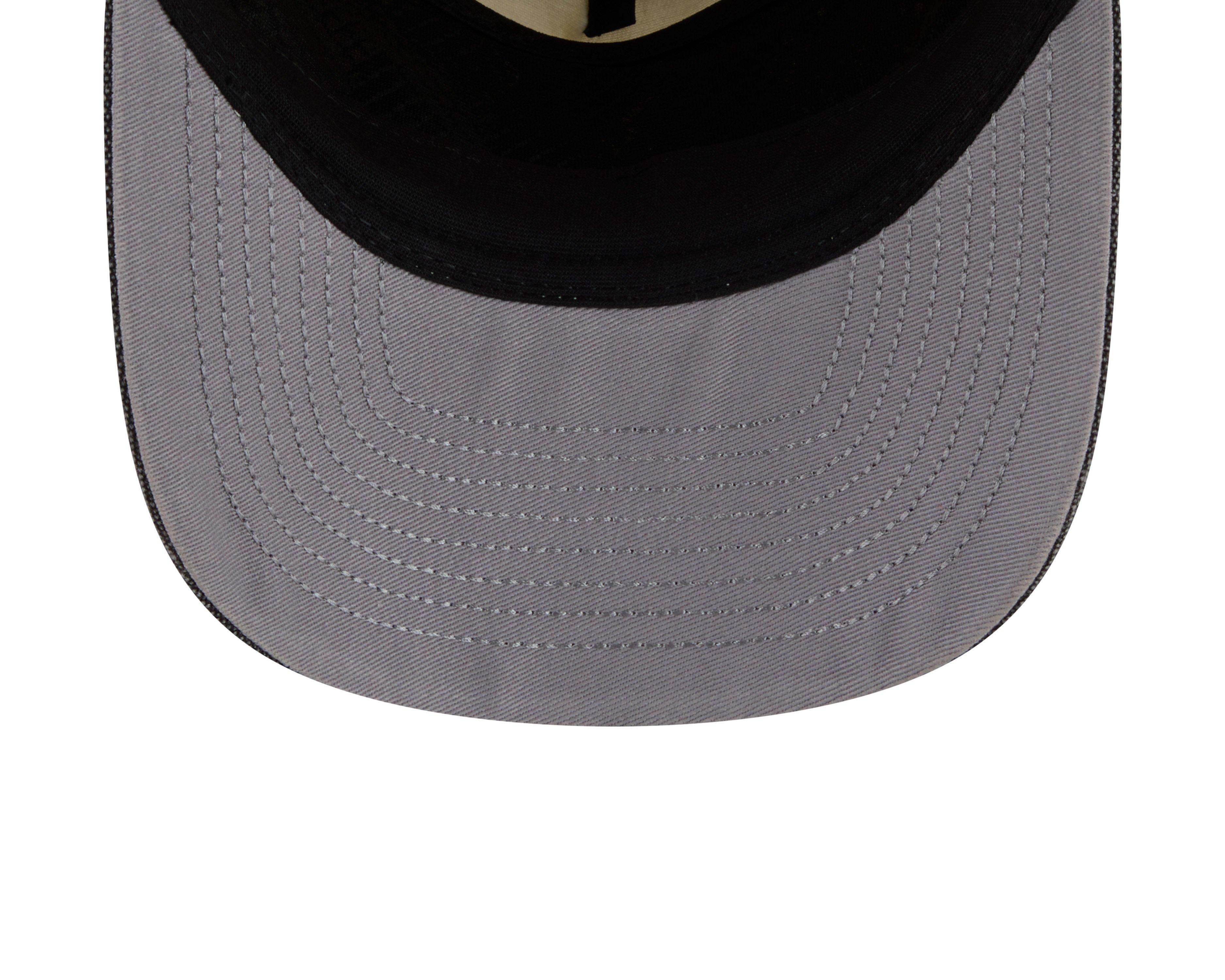 New Era Chicago Bulls 19TWENTY Hardwood Classic Snapback Hat-White/Black - WHITE/BLACK Thumbnail View 7