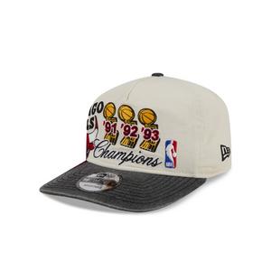 New Era Chicago Bulls 19TWENTY Hardwood Classic Snapback Hat-White/Black