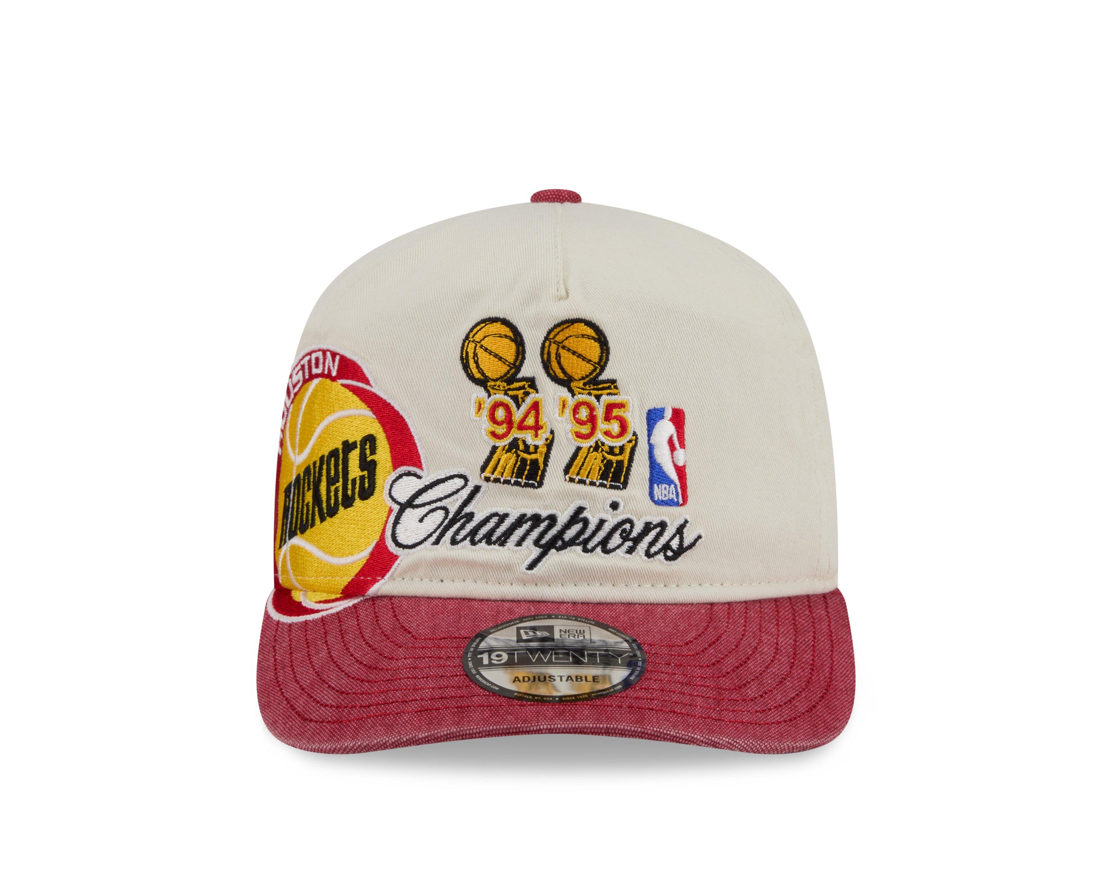 New Era Houston Rockets 19TWENTY Hardwood Classic Snapback Hat-White/Red - WHITE/RED Thumbnail View 3