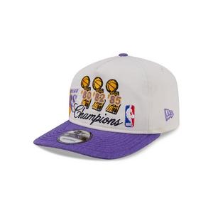 New Era Los Angeles Lakers 19TWENTY Hardwood Classic Snapback Hat - White/Purple