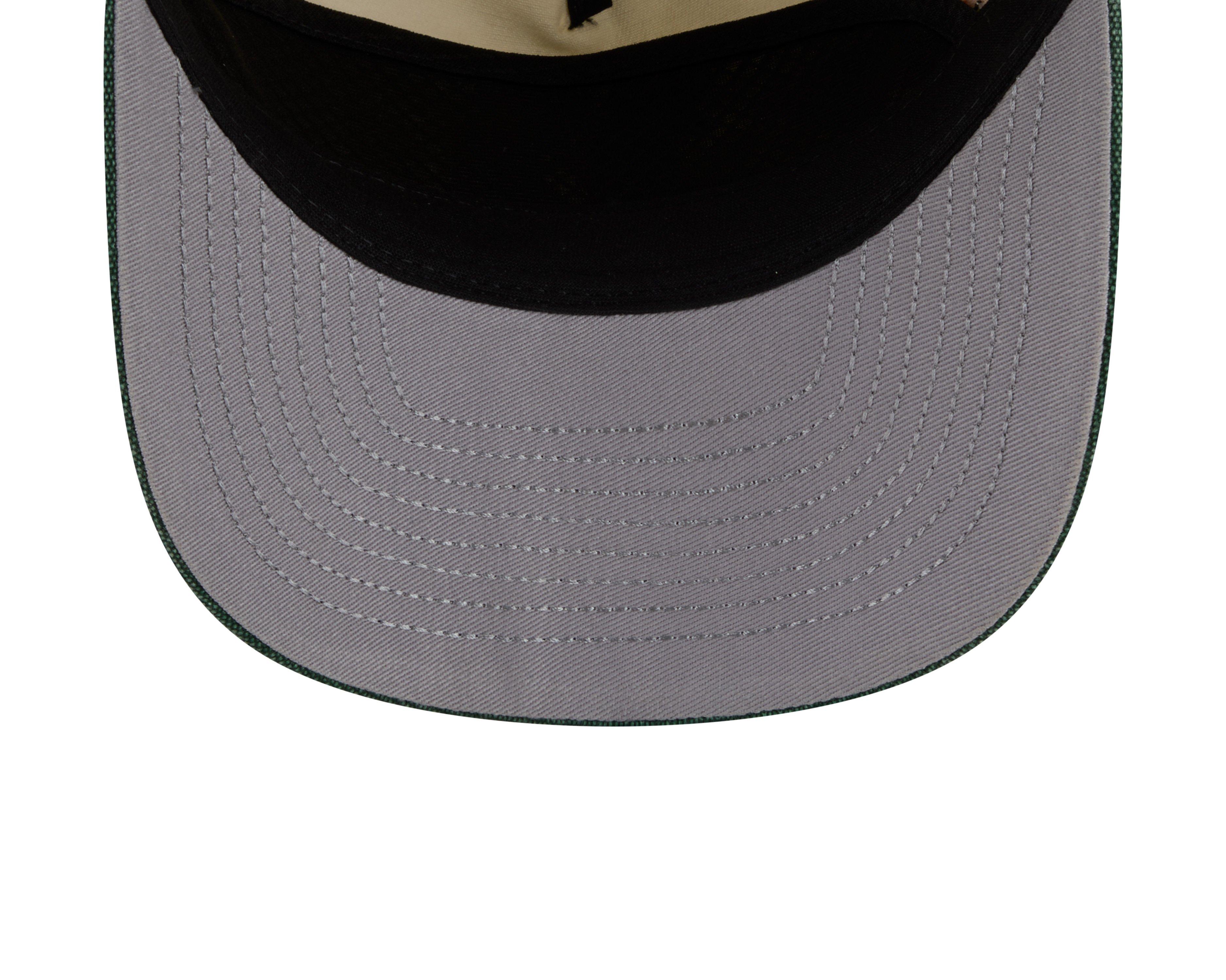 New Era Milwaukee Bucks 19TWENTY Hardwood Classic Snapback Hat-White/Green - WHITE/GREEN Thumbnail View 7