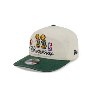 New Era Milwaukee Bucks 19TWENTY Hardwood Classic Snapback Hat-White/Green