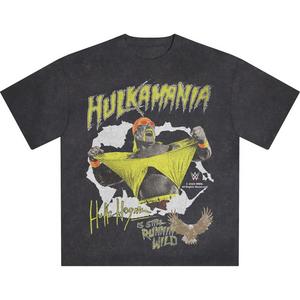 ID Supply Men's Hulkmaniac Tee - Washed Black