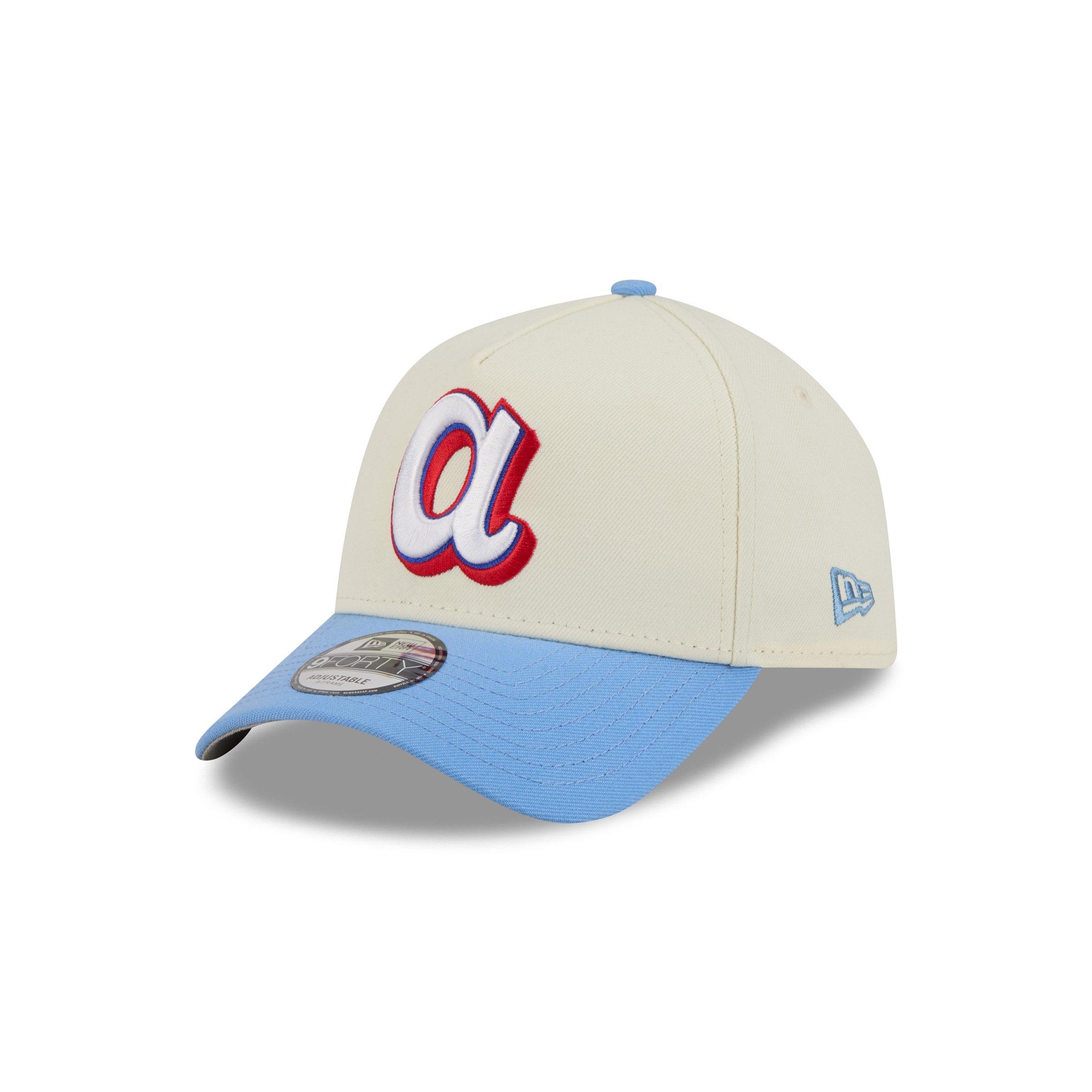 New Era Atlanta Braves 9FORTY A-Frame City Connect Cream Snapback Hat