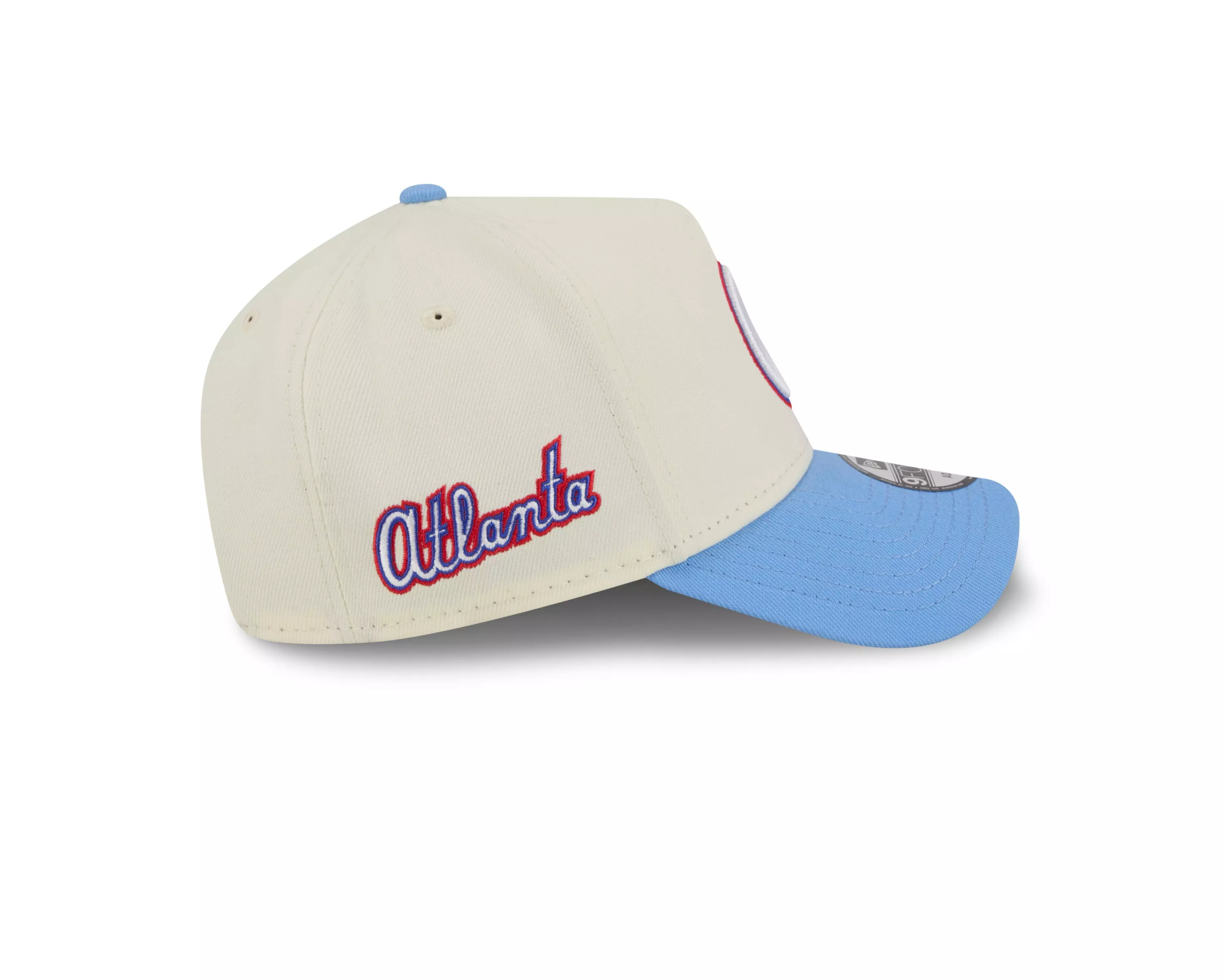 New Era Atlanta Braves 9FORTY A-Frame City Connect Snapback Hat - Cream - CREAM