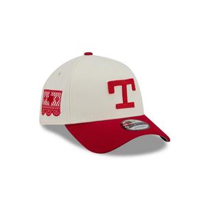 New Era Texas Rangers 9FORTY A-Frame City Connect Snapback Hat - Cream