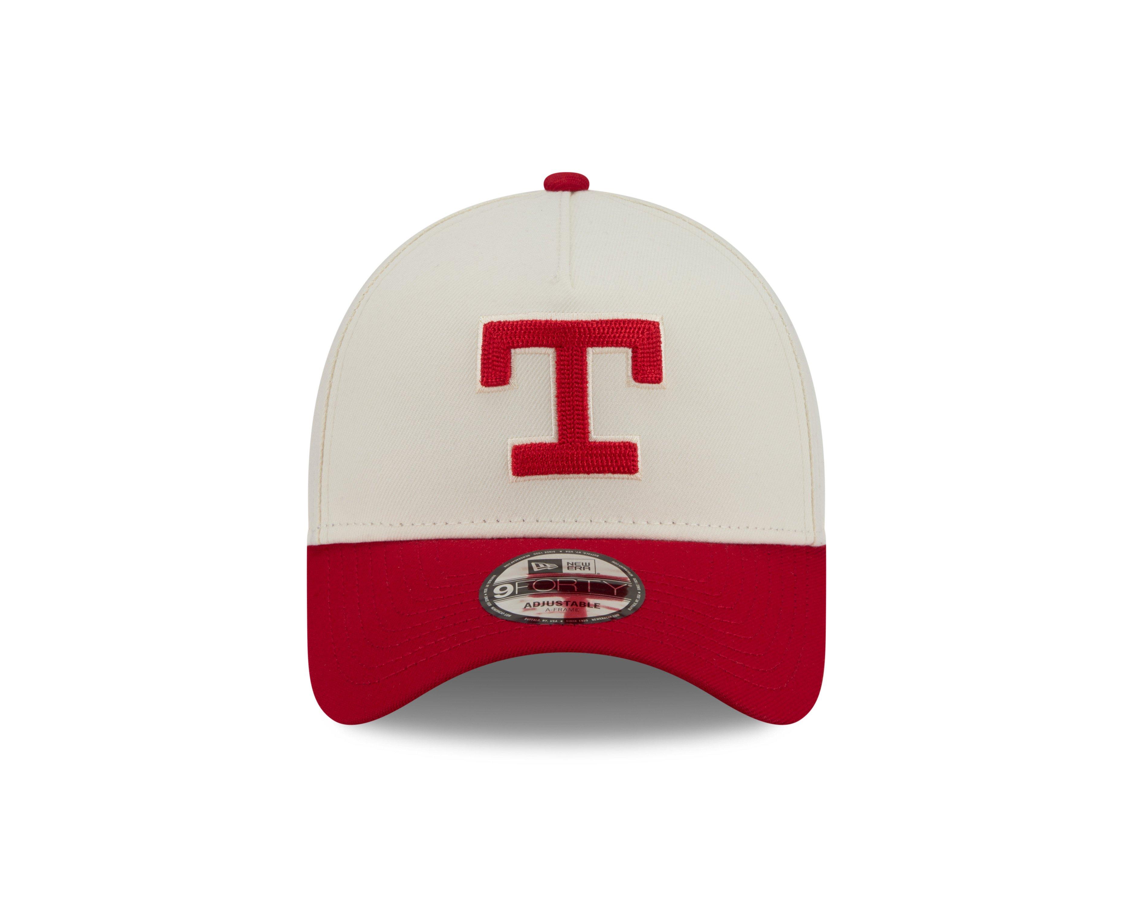 New Era Texas Rangers 9FORTY A-Frame City Connect Snapback Hat - Cream - CREAM Thumbnail View 3