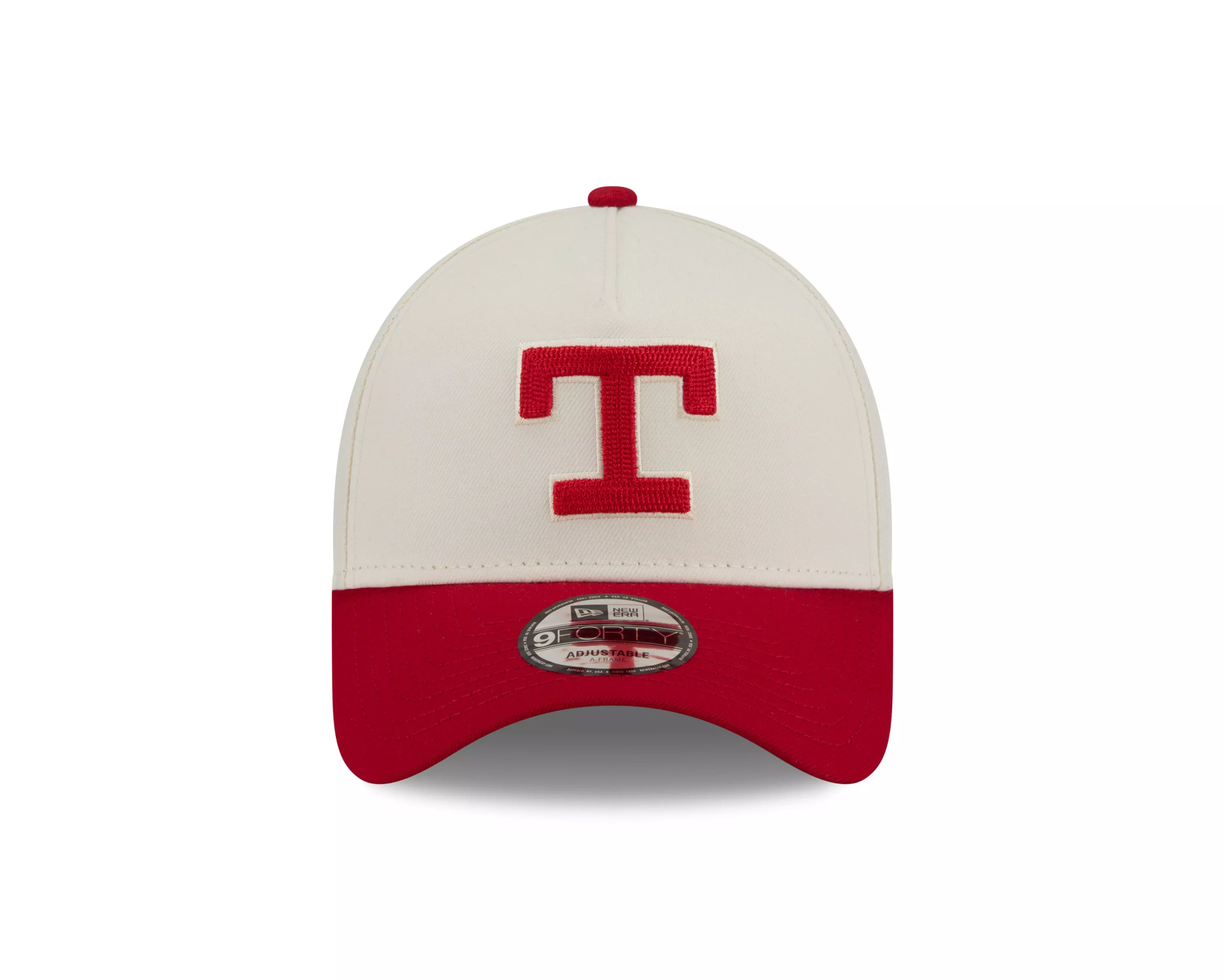 New Era Texas Rangers 9FORTY A-Frame City Connect Snapback Hat - Cream - CREAM