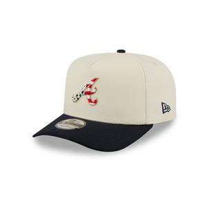 New Era Atlanta Braves 9FIFTY A-Frame 4th of July Snapback Hat - Cream