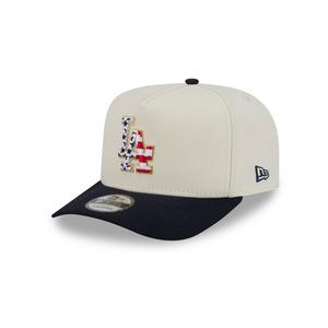 New Era Los Angeles Dodgers 9FIFTY A-Frame 4th of July Snapback Hat - Cream