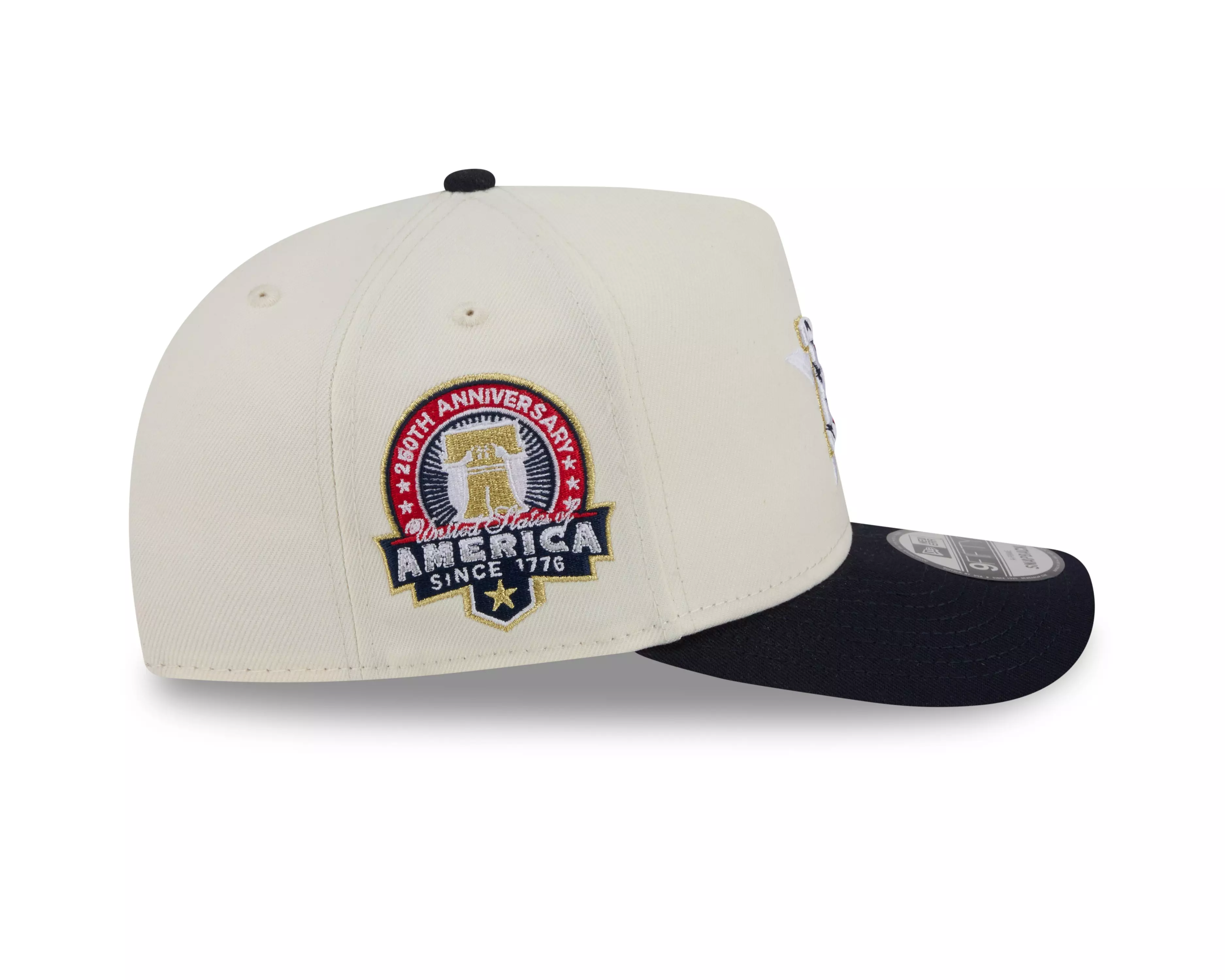 New Era Houston Astros 9FIFTY A-Frame 4th of July Snapback Hat - Cream - CREAM
