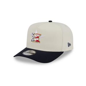 New Era Houston Astros 9FIFTY A-Frame 4th of July Snapback Hat - Cream