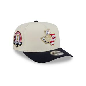 New Era Texas Rangers 9FIFTY A-Frame 4th of July Snapback Hat - Cream